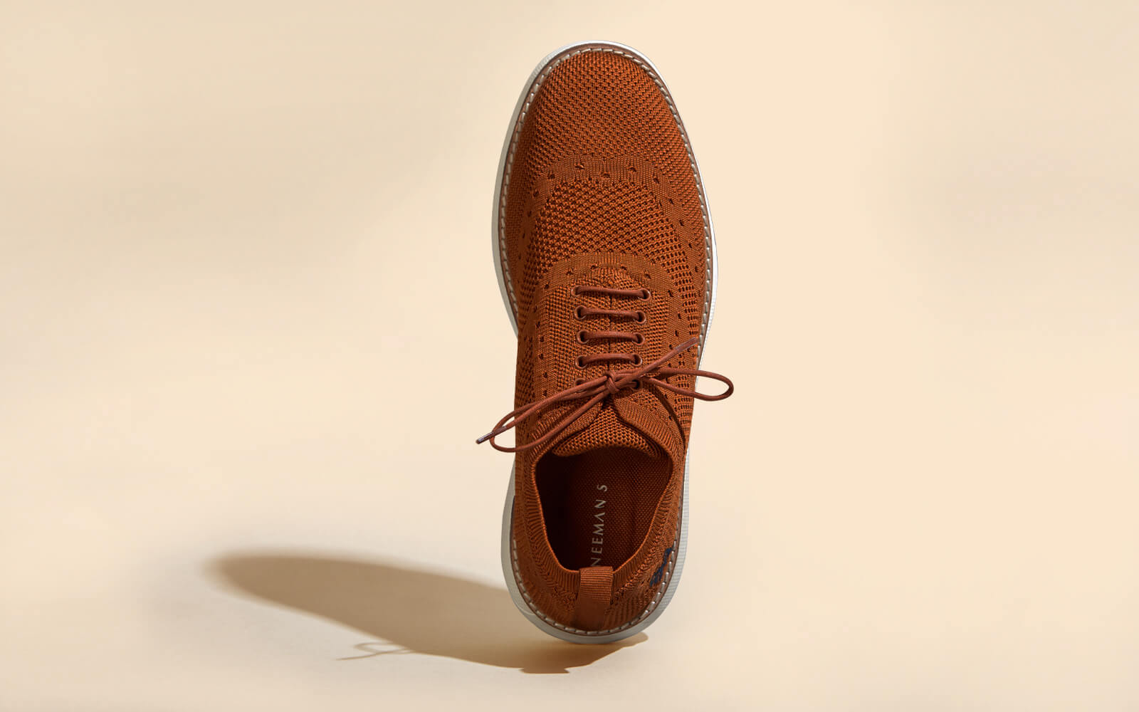 Dress Sneakers : Brown Ivory - Image 7