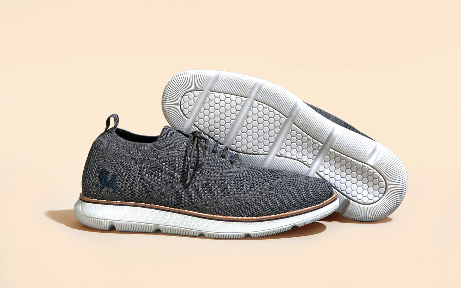 Dress Sneakers : Grey - Image 3