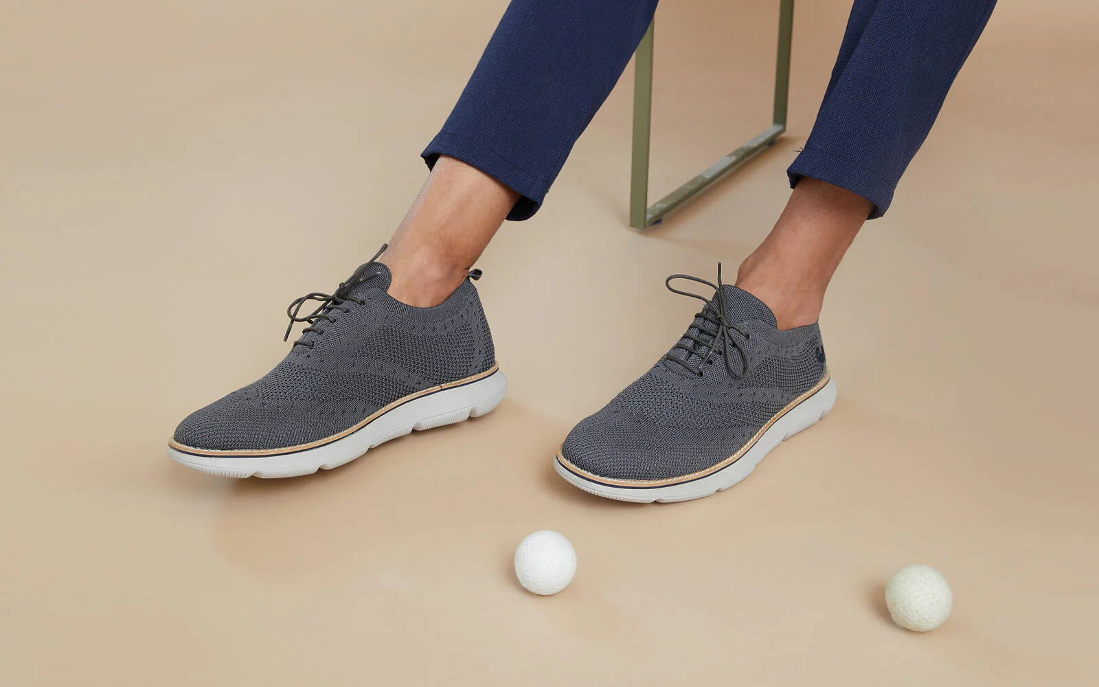 Dress Sneakers : Grey - Image 4