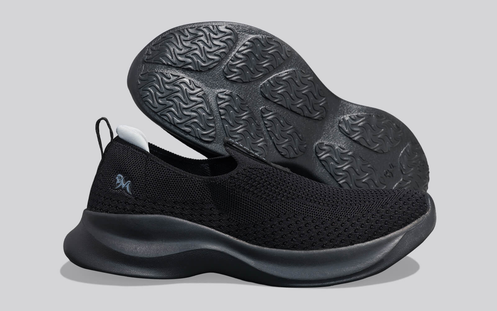 Ease Flow Slip Ons : Black - Image 6