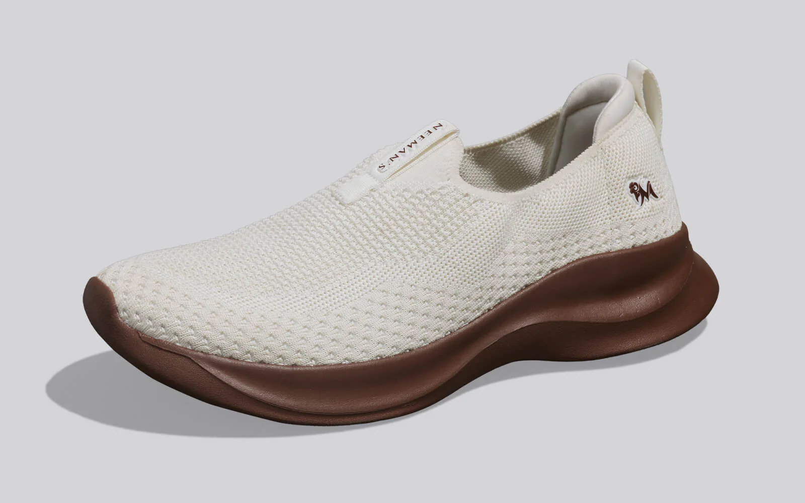 Ease Flow Slip Ons : Ivory Brown - Image 5