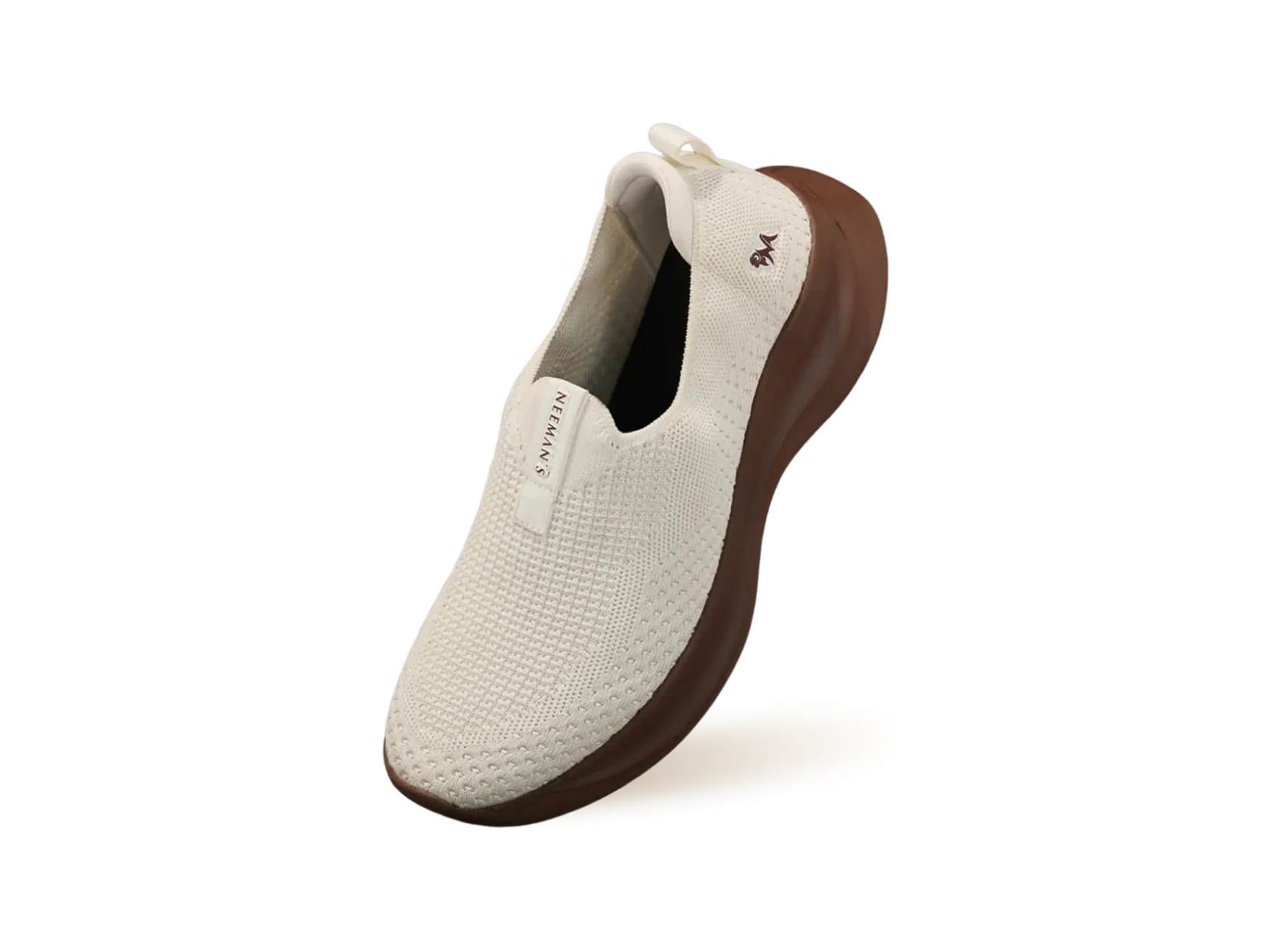 Ease Flow Slip Ons : Ivory Brown - Image 8