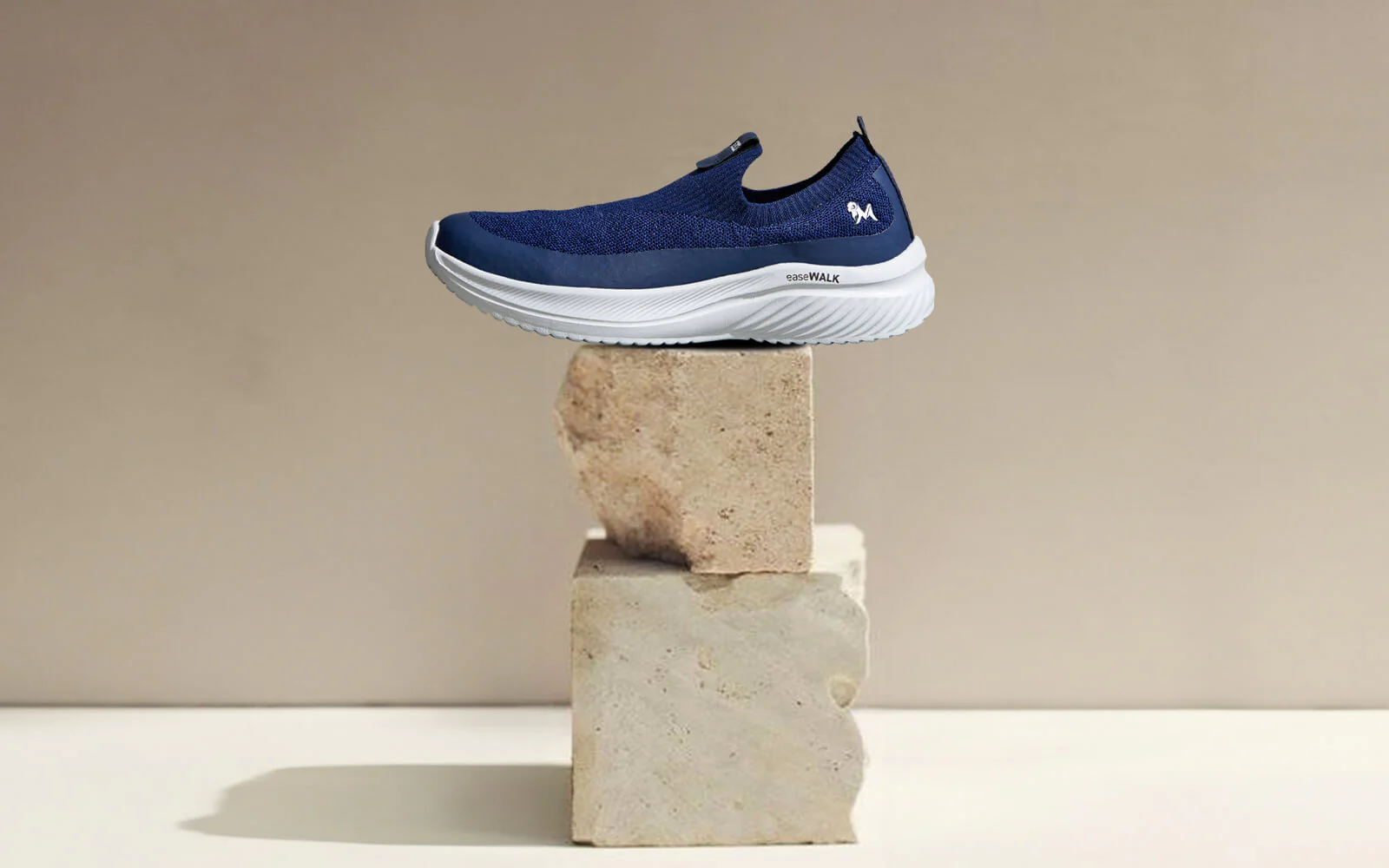 Ease Walk Slip Ons : Blue - Image 2