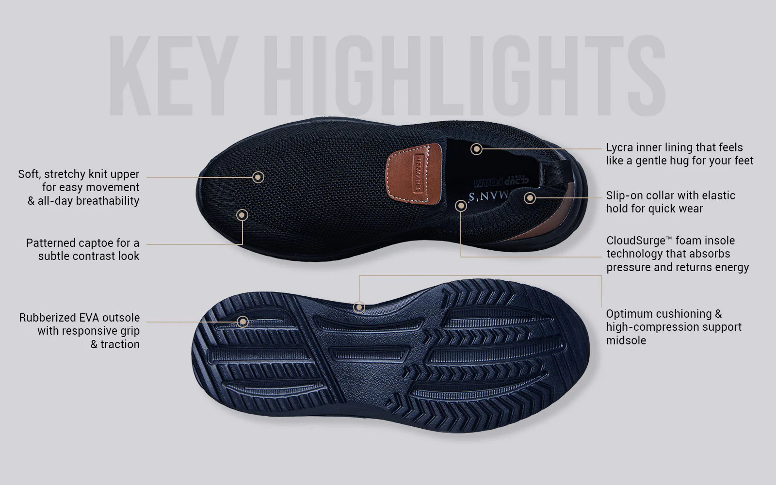 Ease Walk Neo : Black - Image 3