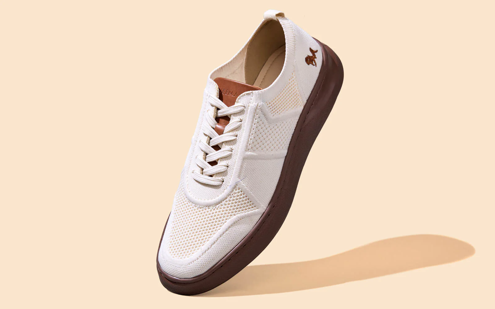 Elevate Low Top : Ivory Brown - Image 2