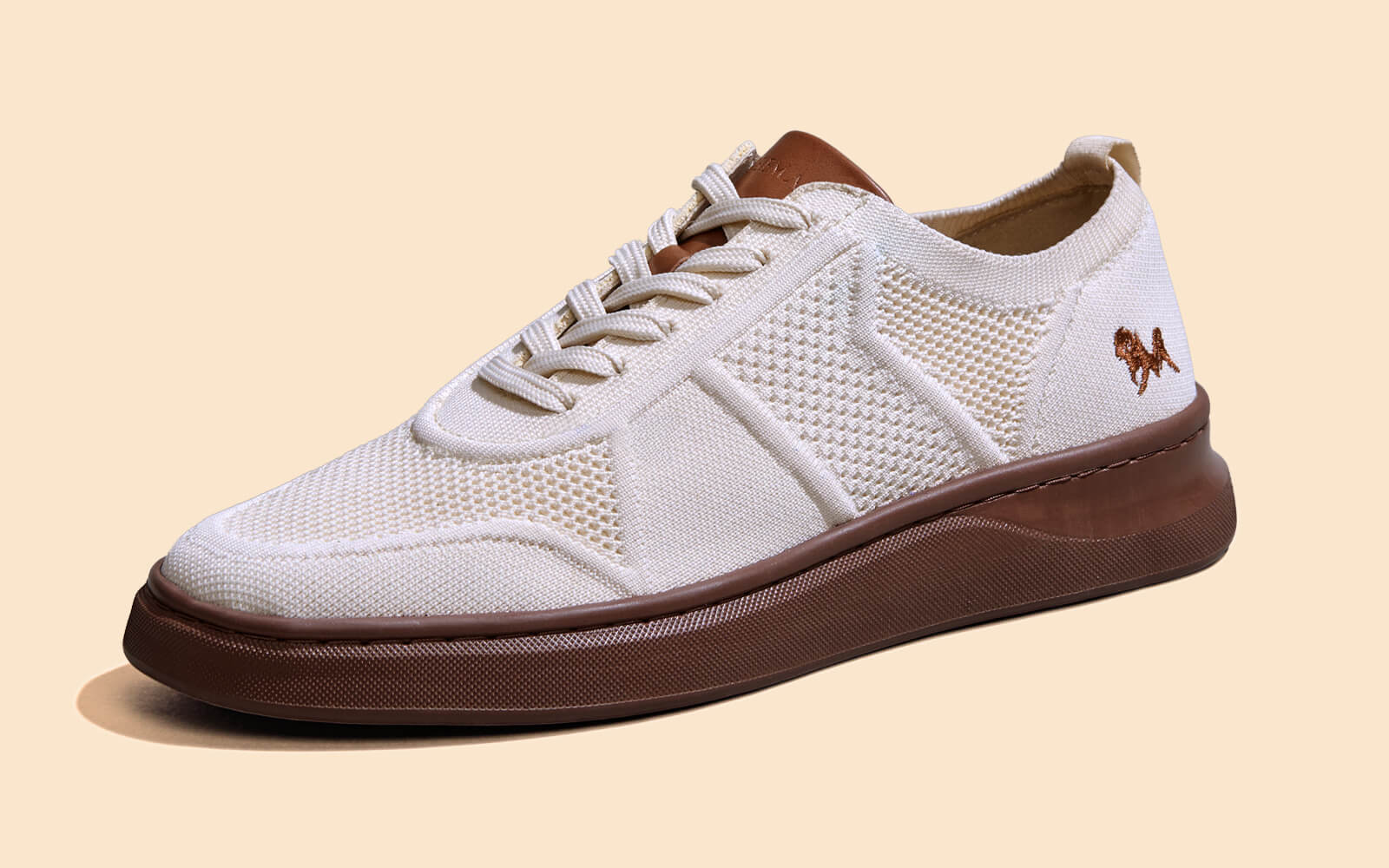 Elevate Low Top : Ivory Brown - Image 5
