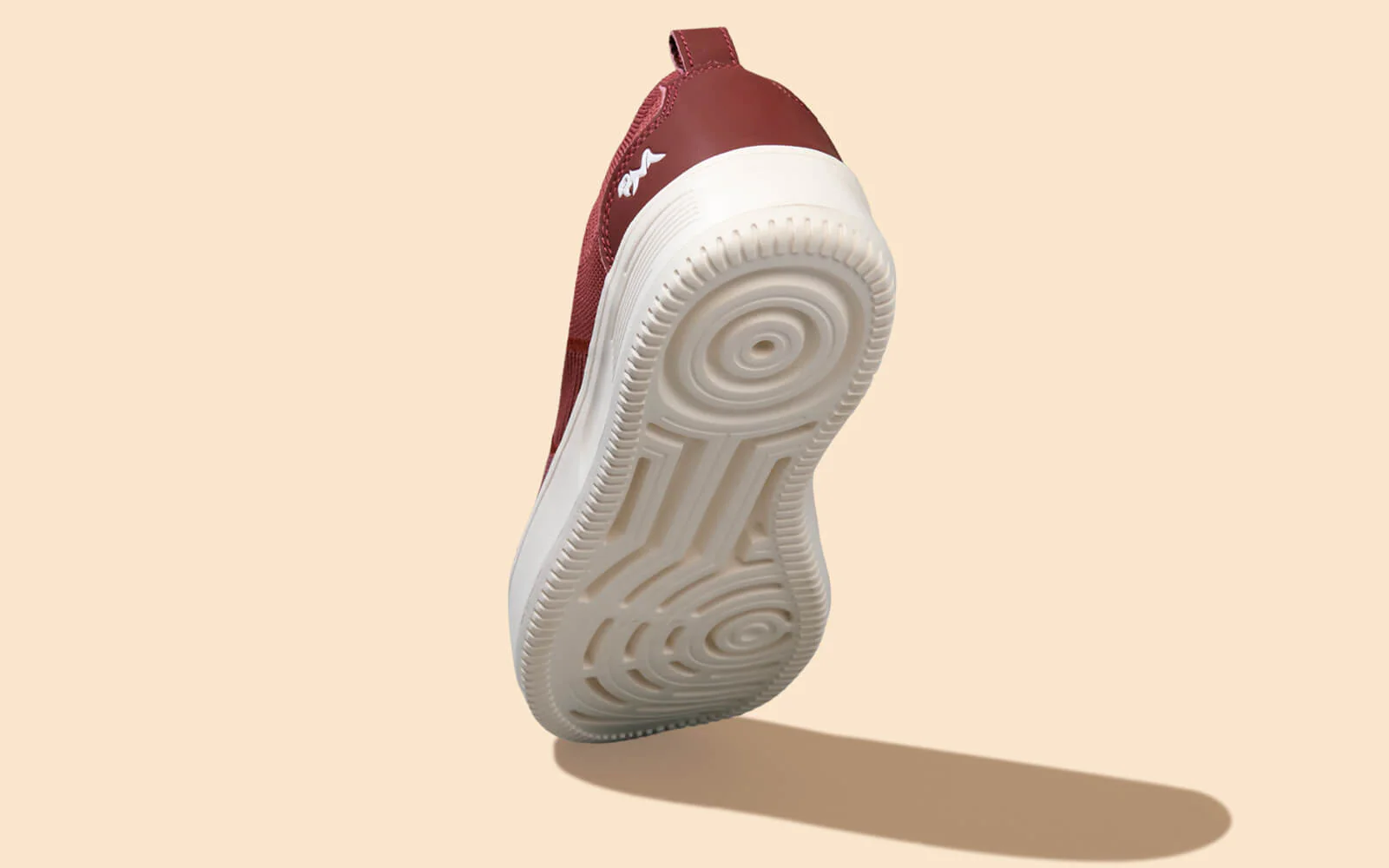 Embroidered Sneakers For Men : Maroon - Image 4