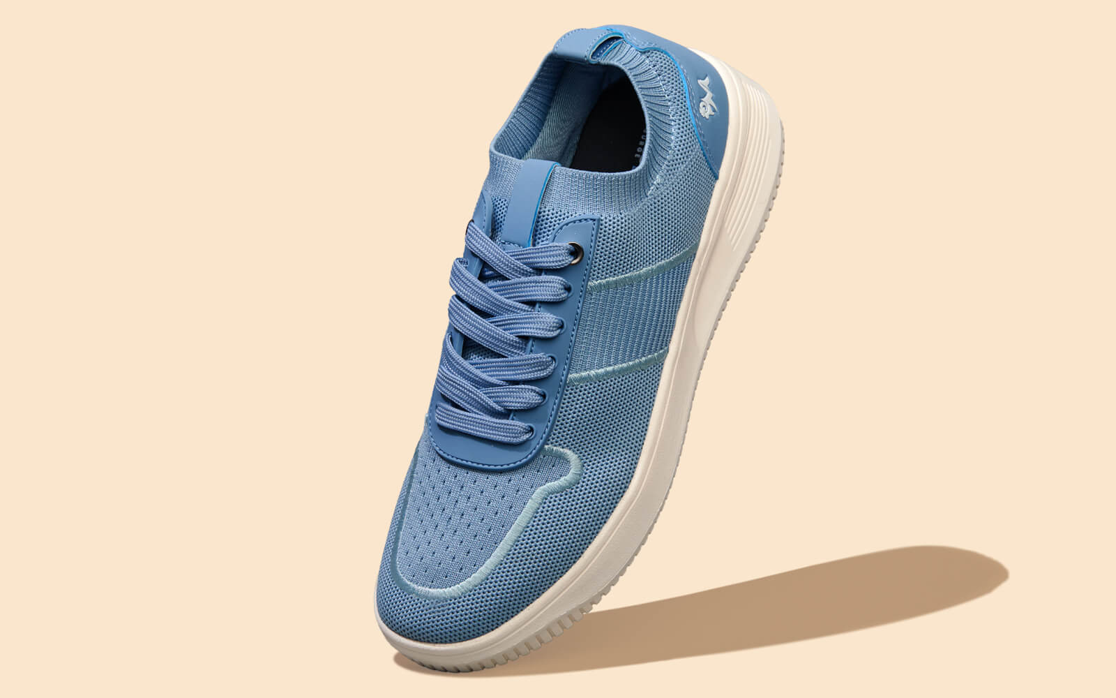 Embroidered Sneakers For Men : Blue - Image 2
