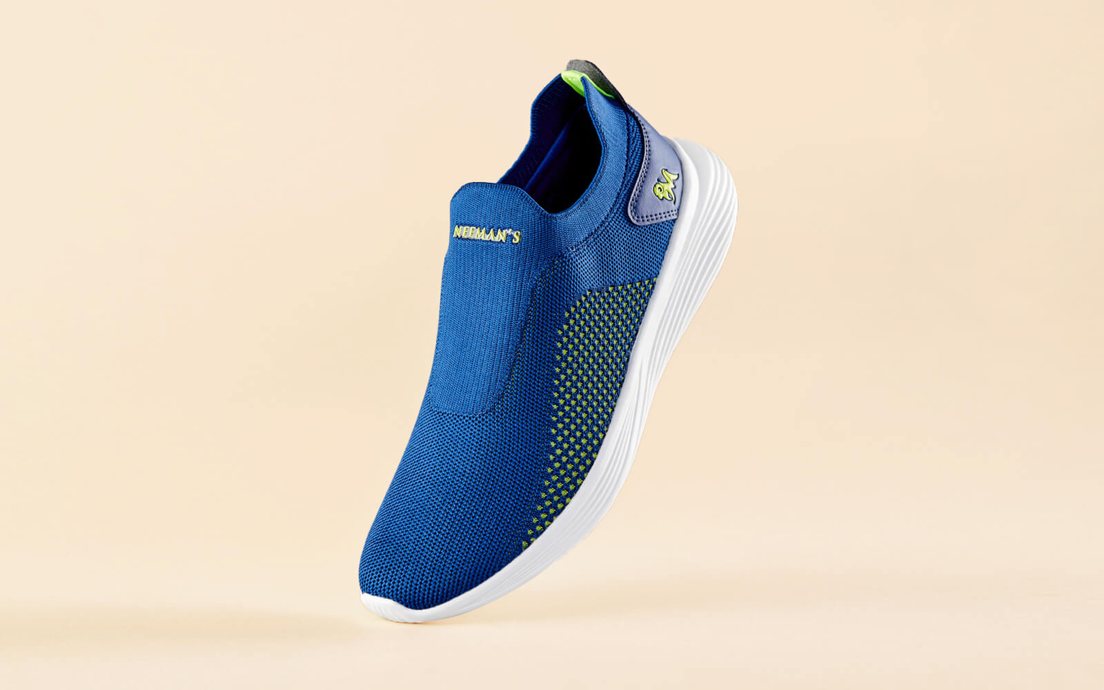 Everyday Basic Slip Ons : Neon Navy - Image 3