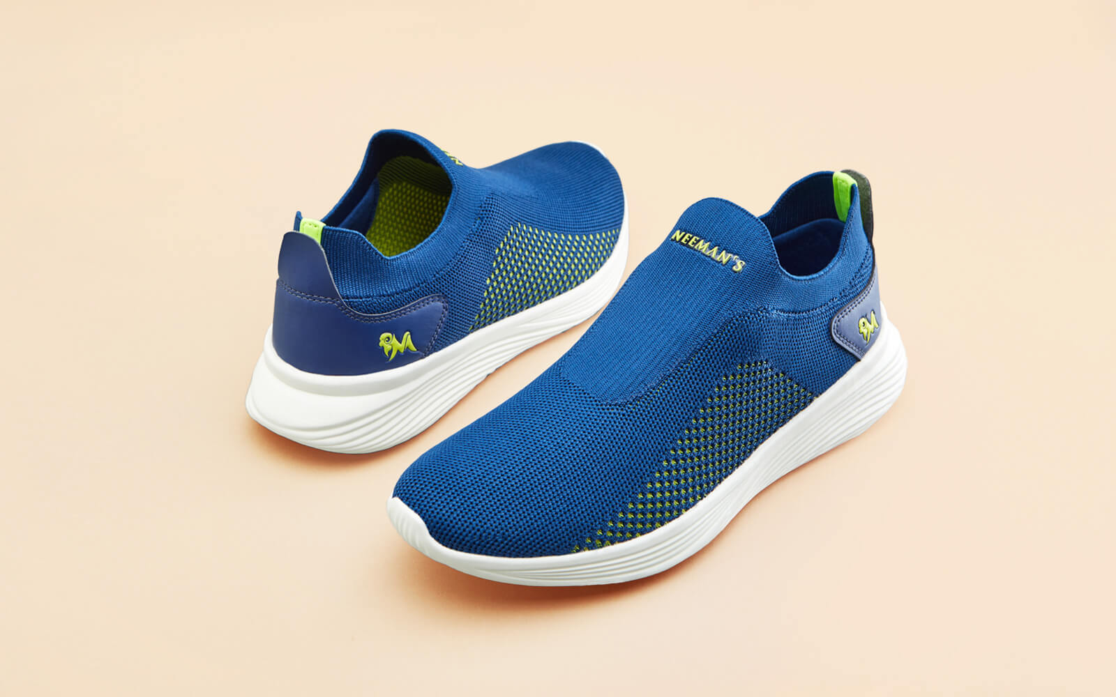 Everyday Basic Slip Ons : Neon Navy - Image 5