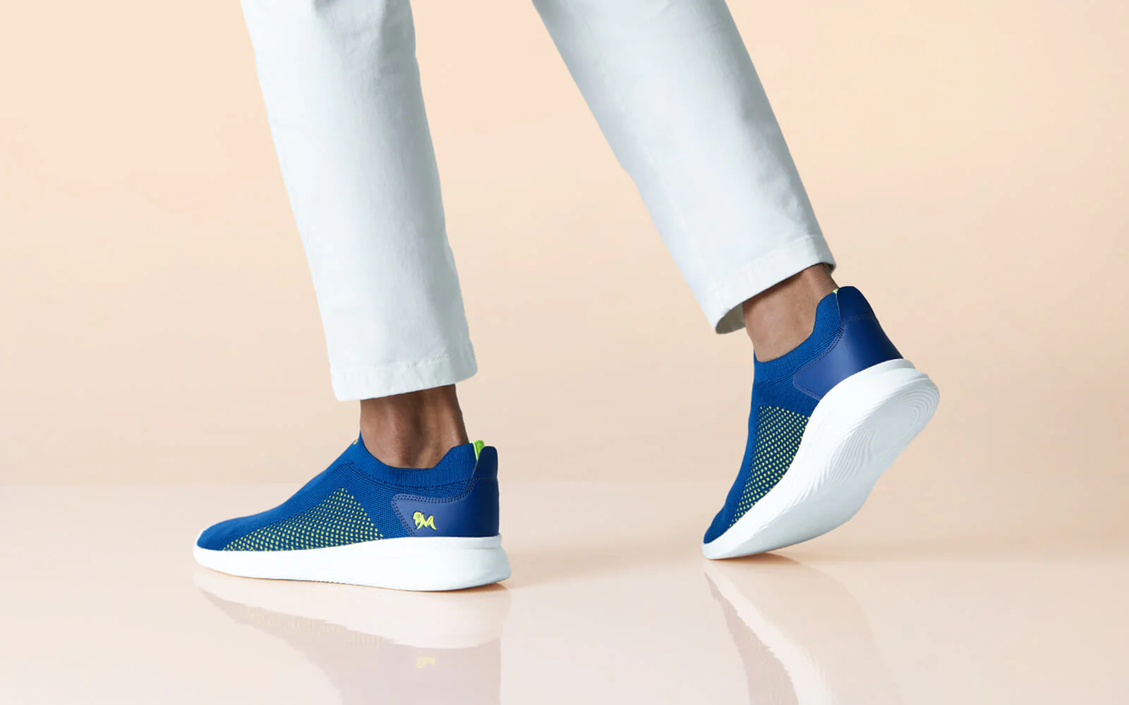 Everyday Basic Slip Ons : Neon Navy - Image 6