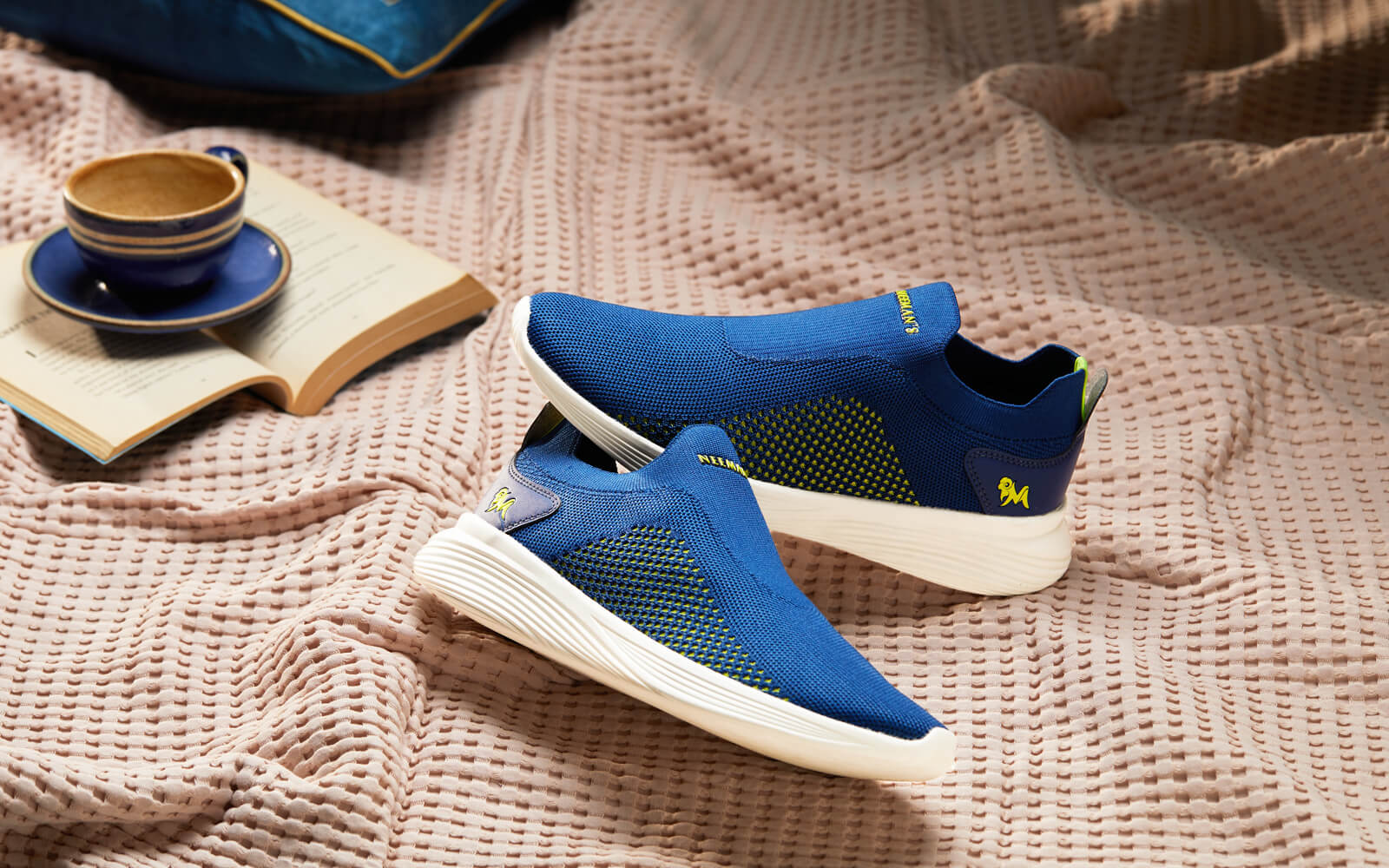 Everyday Basic Slip Ons : Neon Navy - Image 7