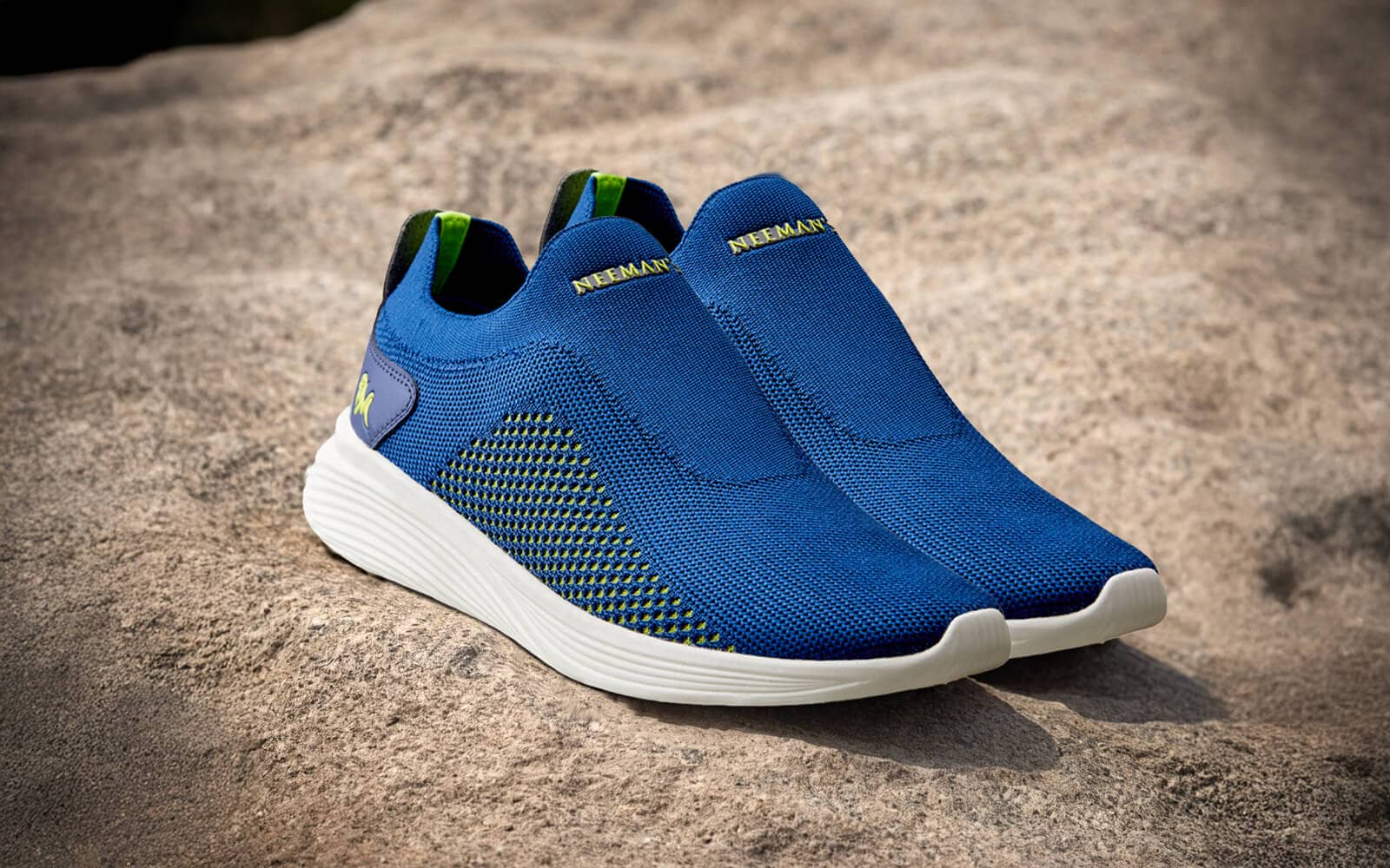 Everyday Basic Slip Ons : Neon Navy - Image 8