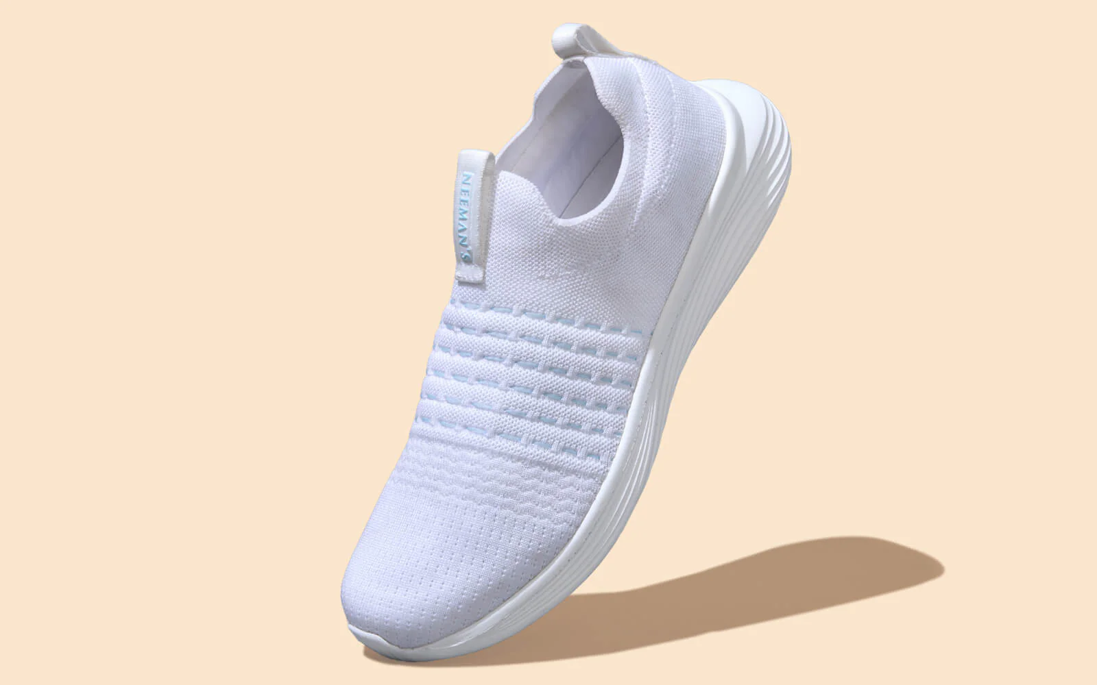 Everyday Glide Slip Ons : White - Image 2