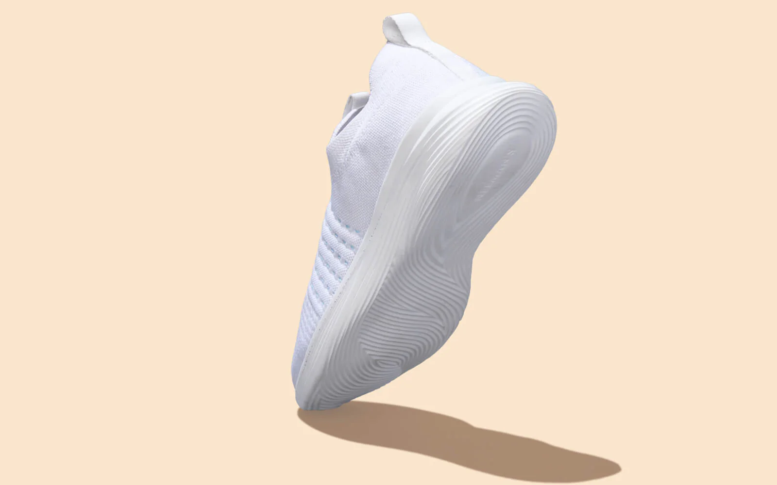 Everyday Glide Slip Ons : White - Image 3