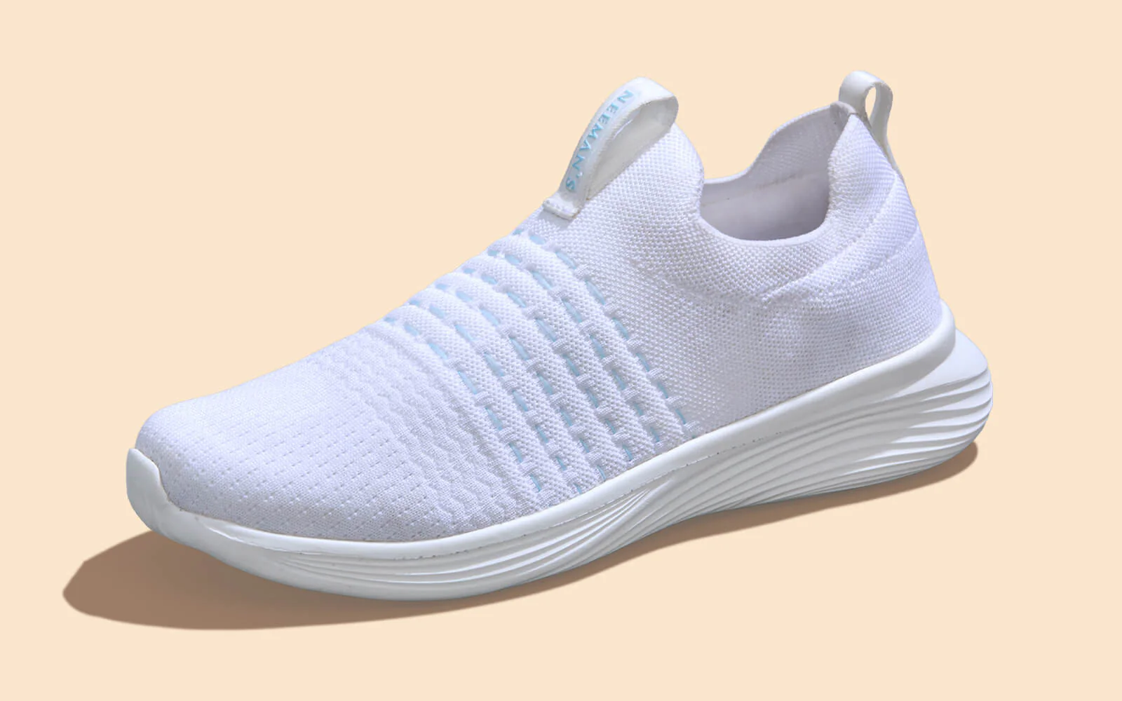 Everyday Glide Slip Ons : White - Image 4