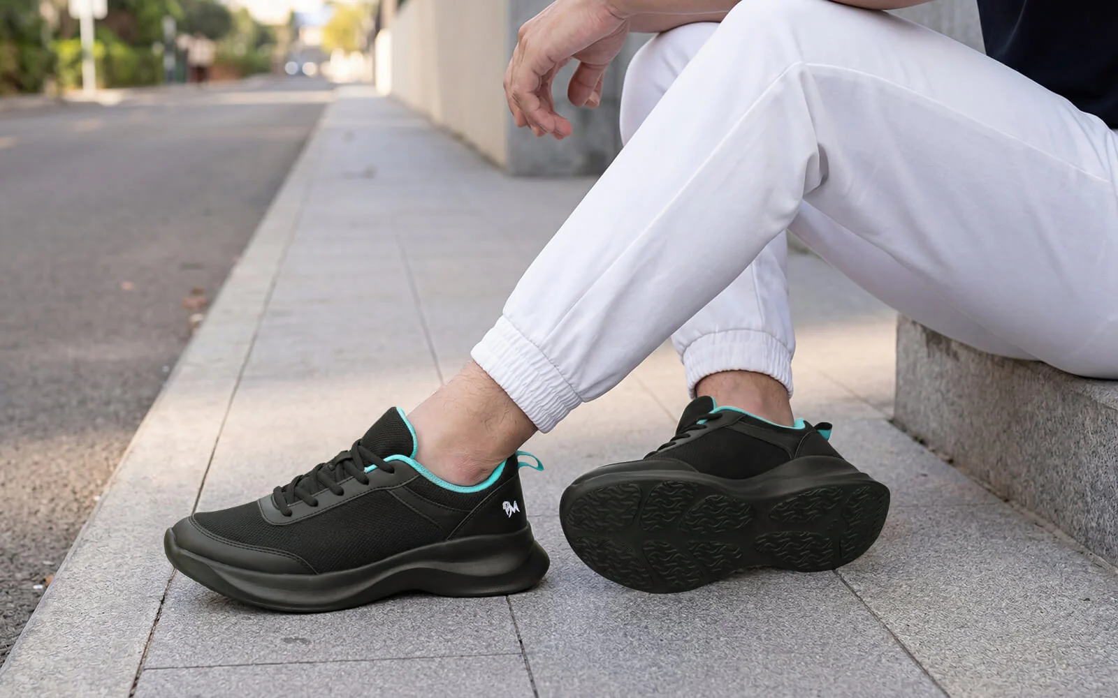 Everyday Rise Sneakers For Men : Black - Image 8
