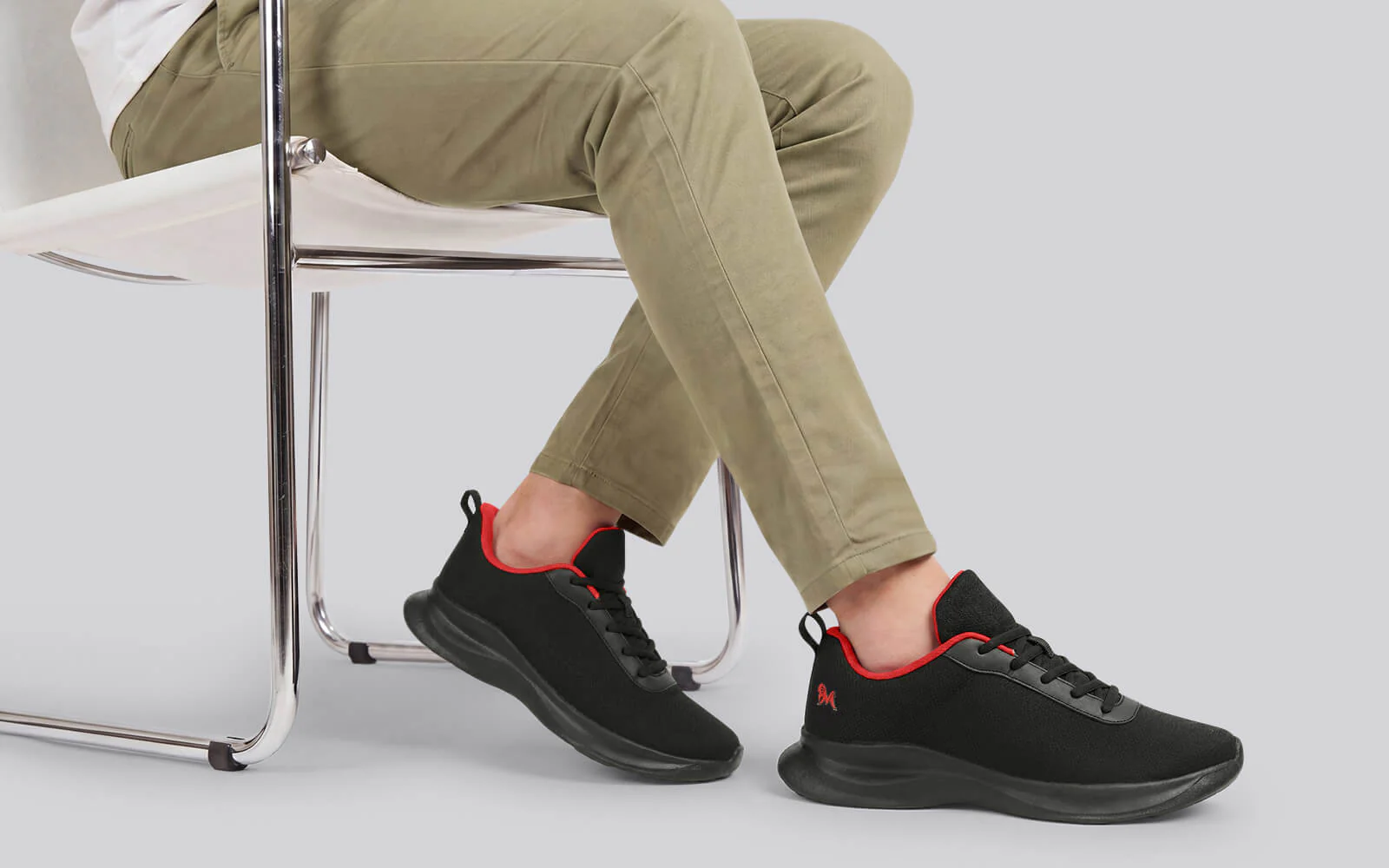 Everyday Routine Sneakers For Men : Black - Image 7