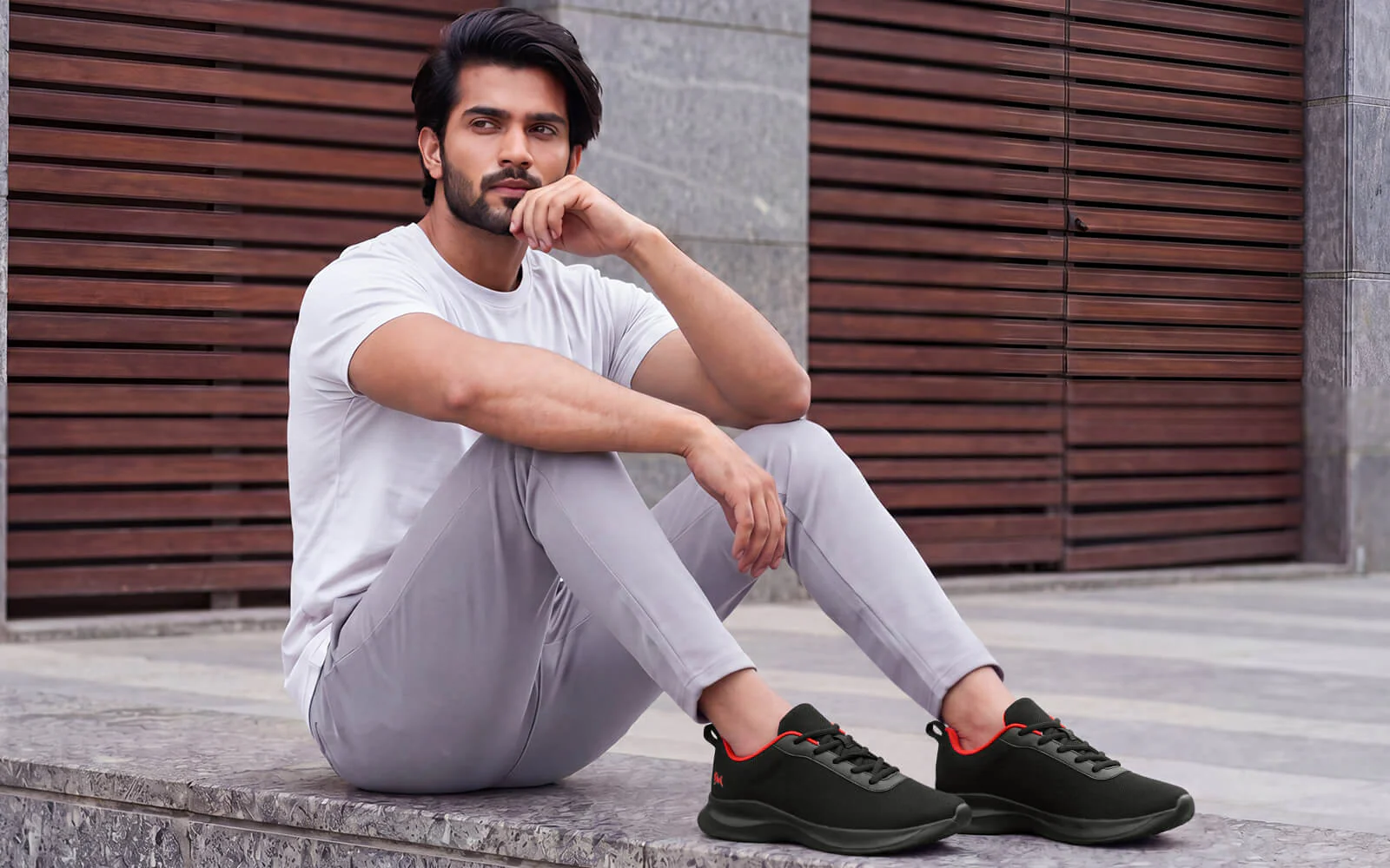 Everyday Routine Sneakers For Men : Black - Image 8