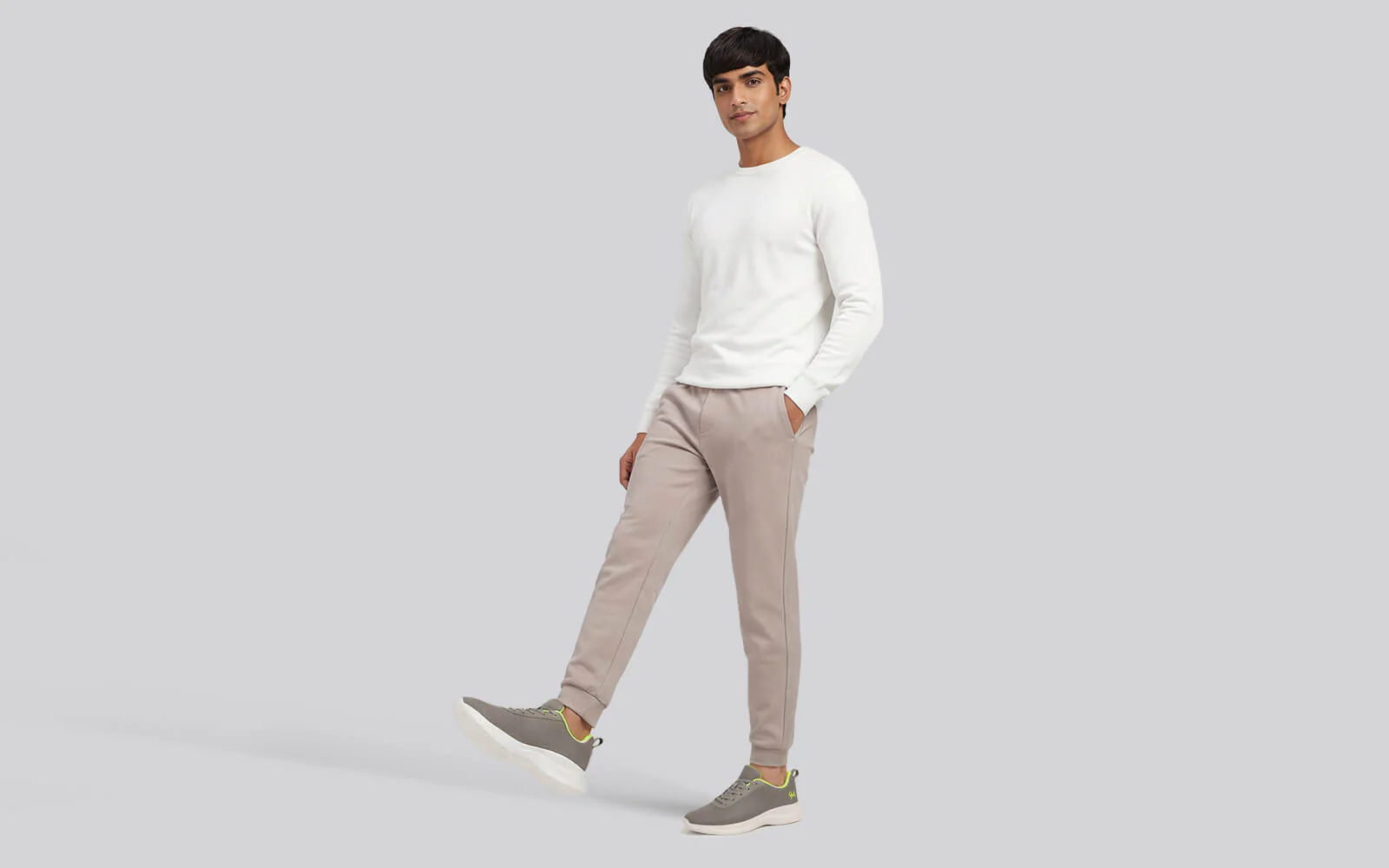 Everyday Routine Sneakers For Men : Grey - Image 5