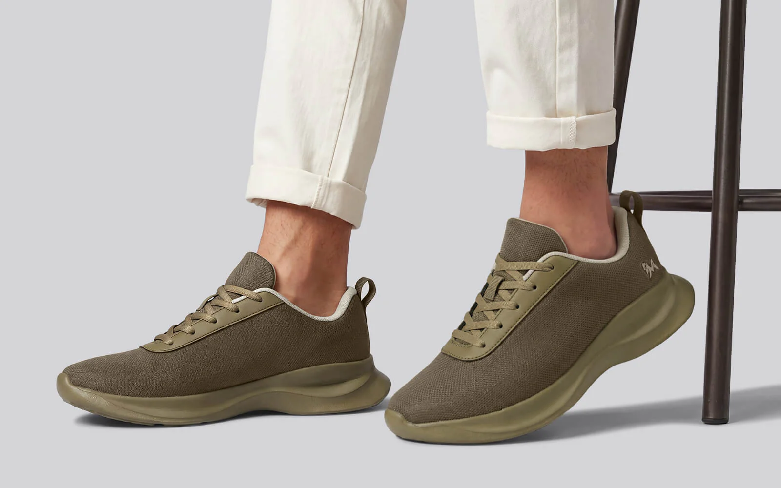 Everyday Routine Sneakers For Men : Olive - Image 6
