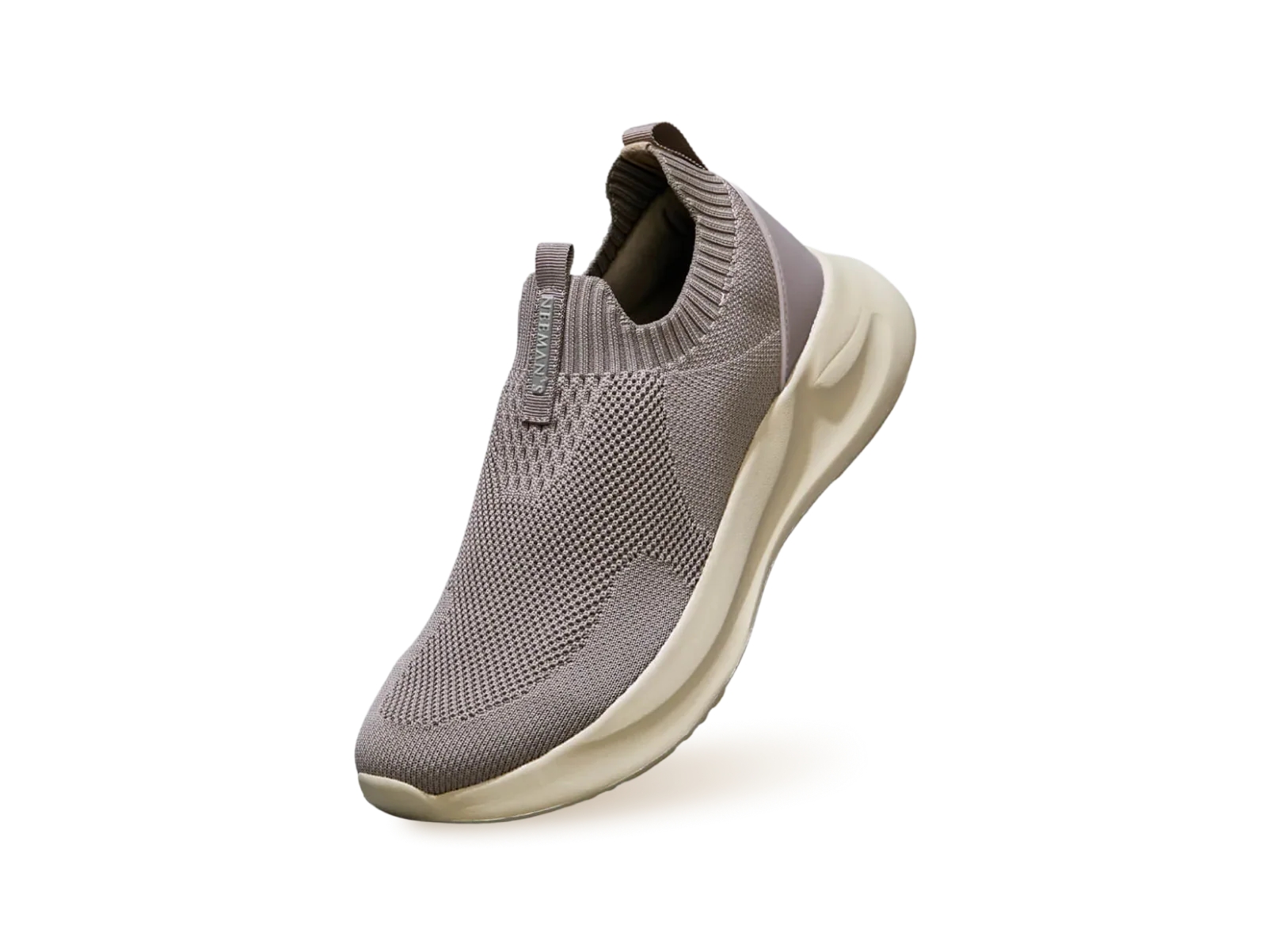 Flex Rib Slip Ons : Taupe - Image 9
