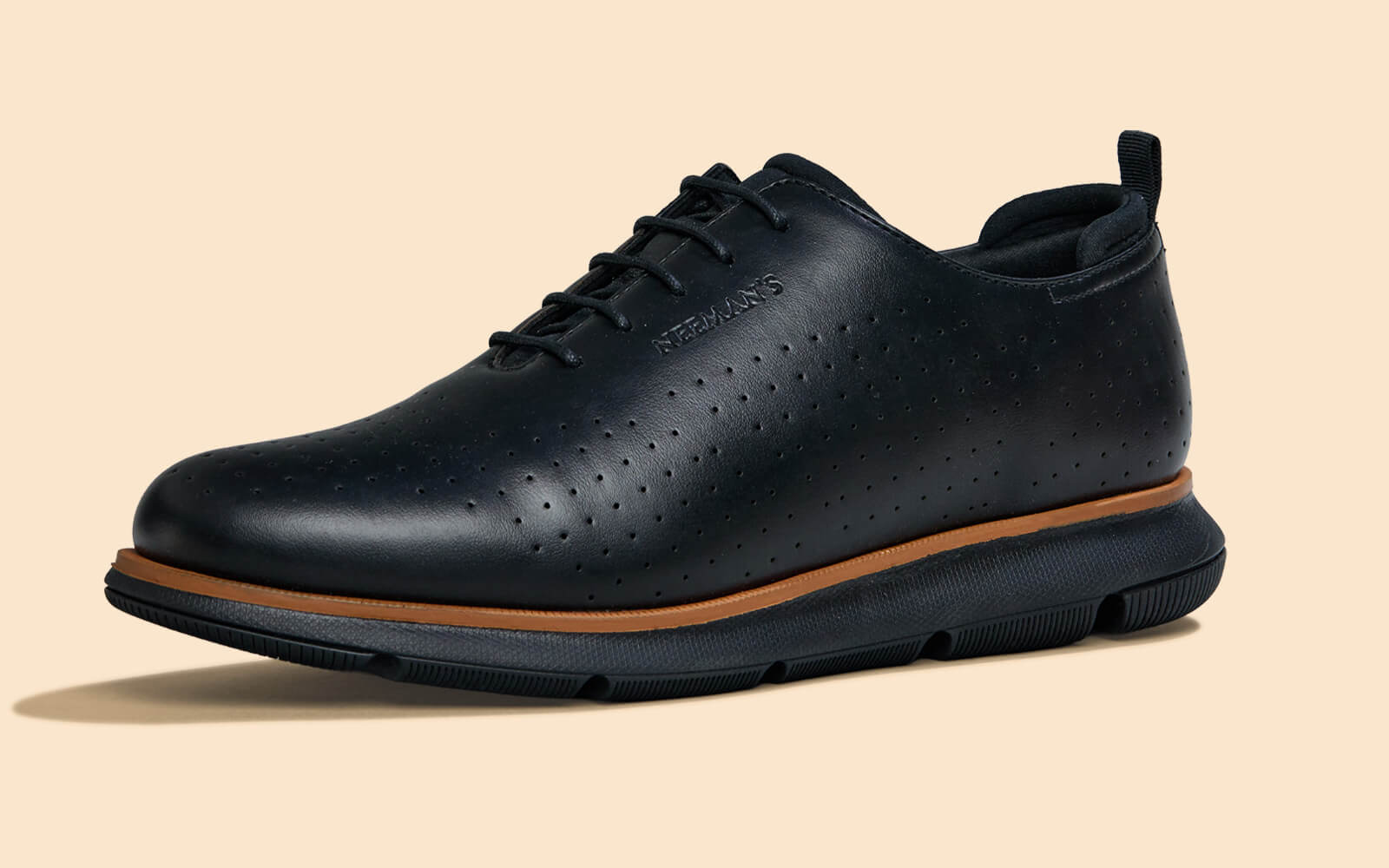 Flexy Brogues : Black - Image 3