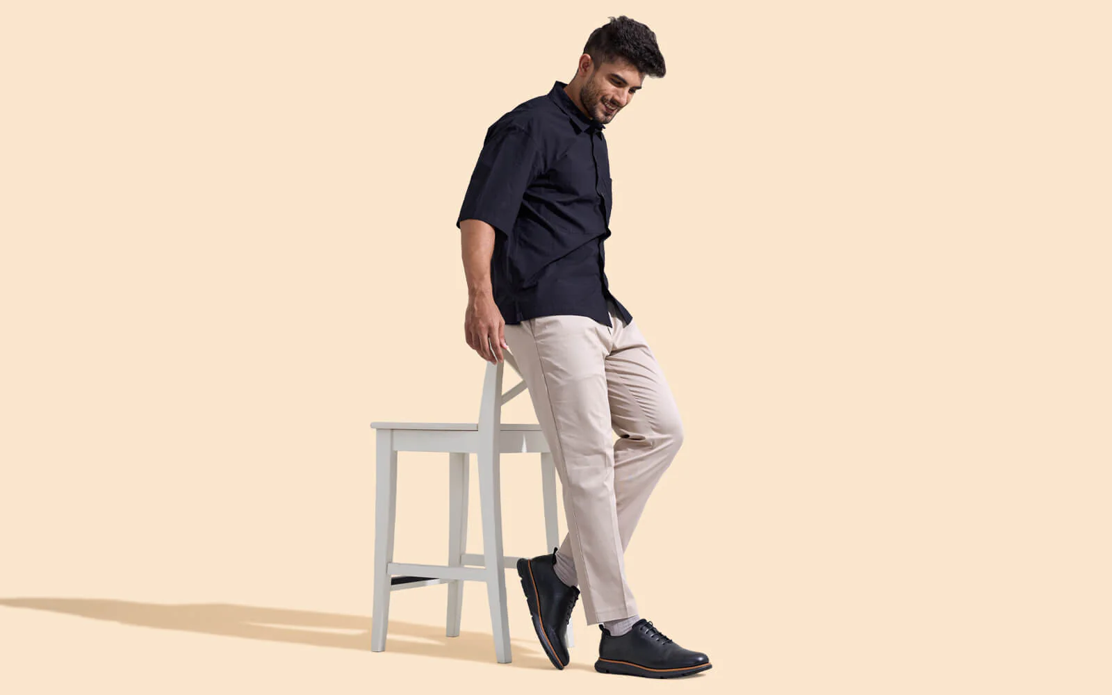 Flexy Brogues : Black - Image 9