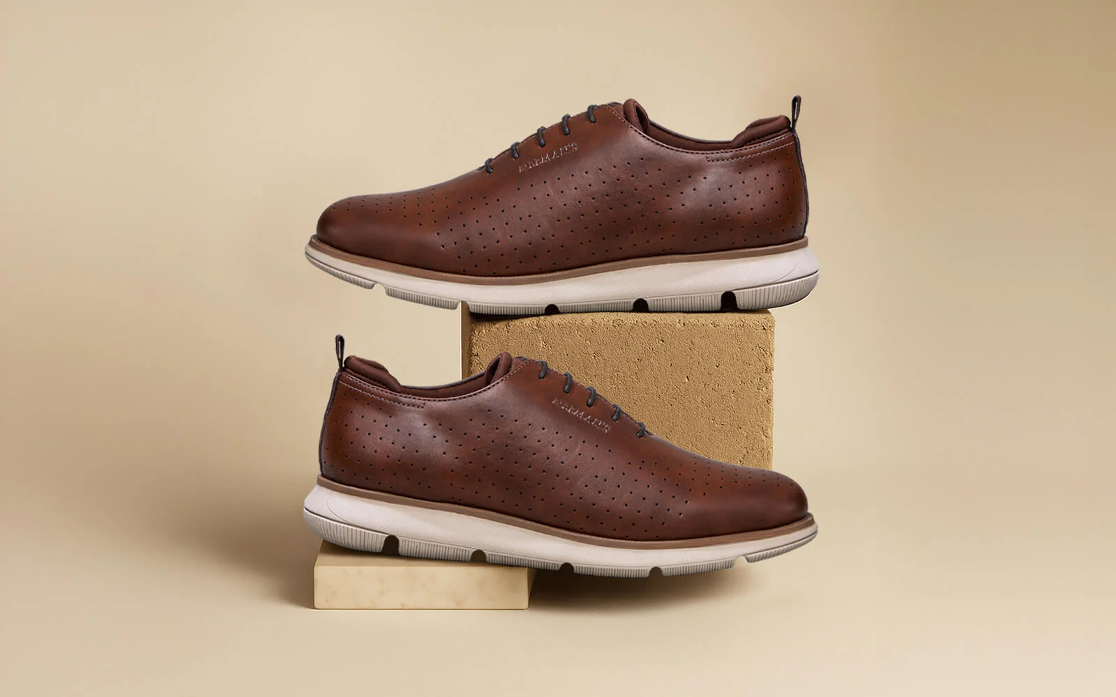 Flexy Brogues : Brown - Image 10