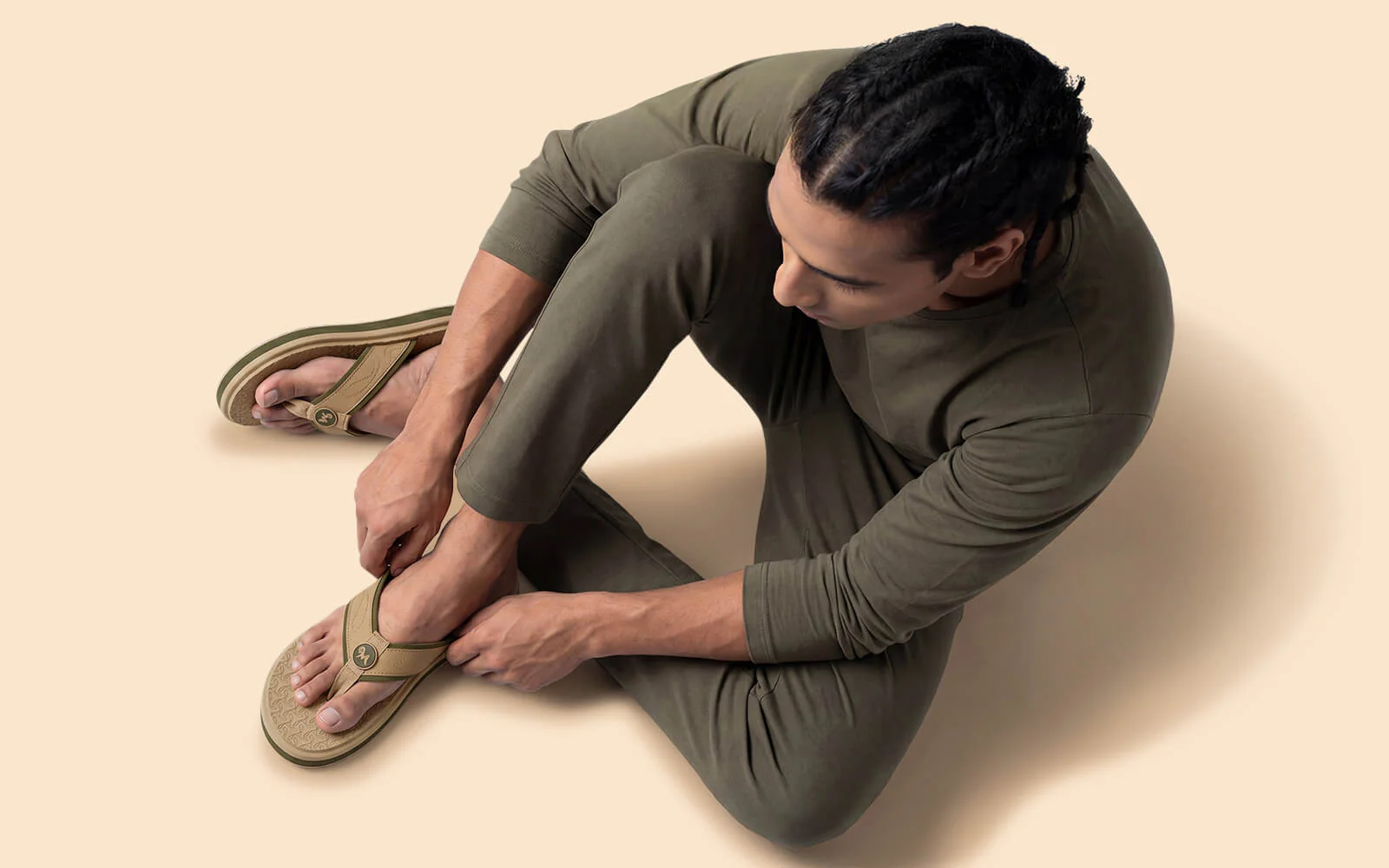 Fluffy Flips 2.0 For Men : Ecru - Image 6