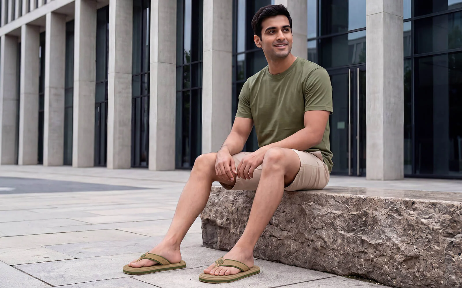 Fluffy Flips 2.0 For Men : Ecru - Image 9