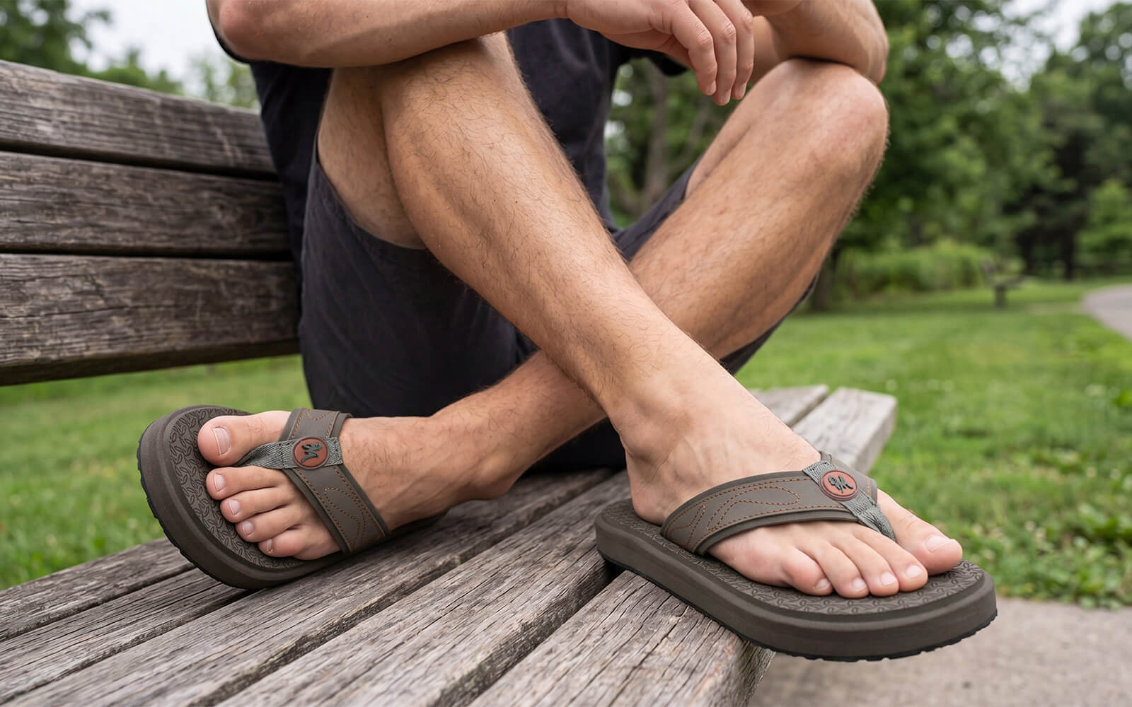Fluffy Flips 2.0 For Men : Grey - Image 7