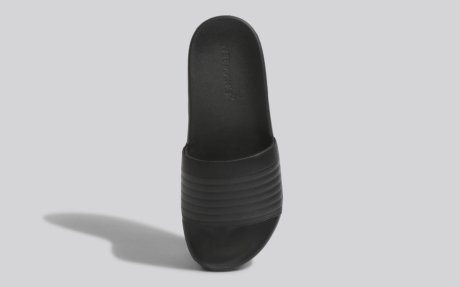 FootBed Slides for Men : Black - Image 6