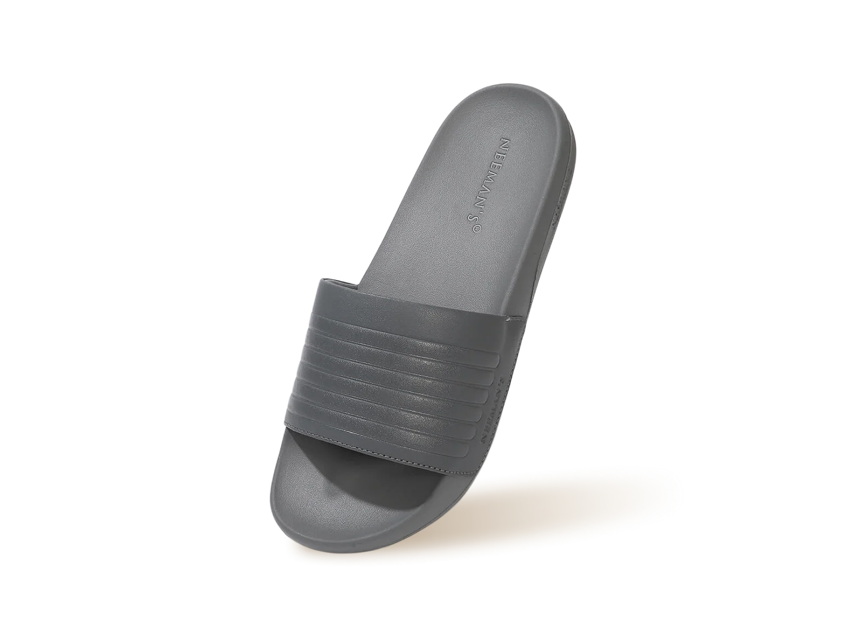 FootBed Slides for Men : Grey - Image 11