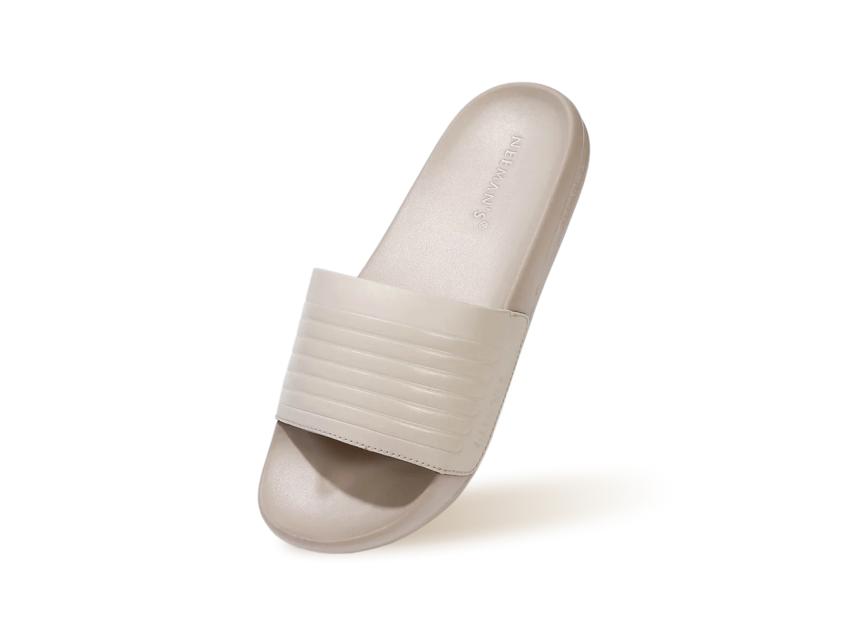 FootBed Slides for Women : Beige - Image 11