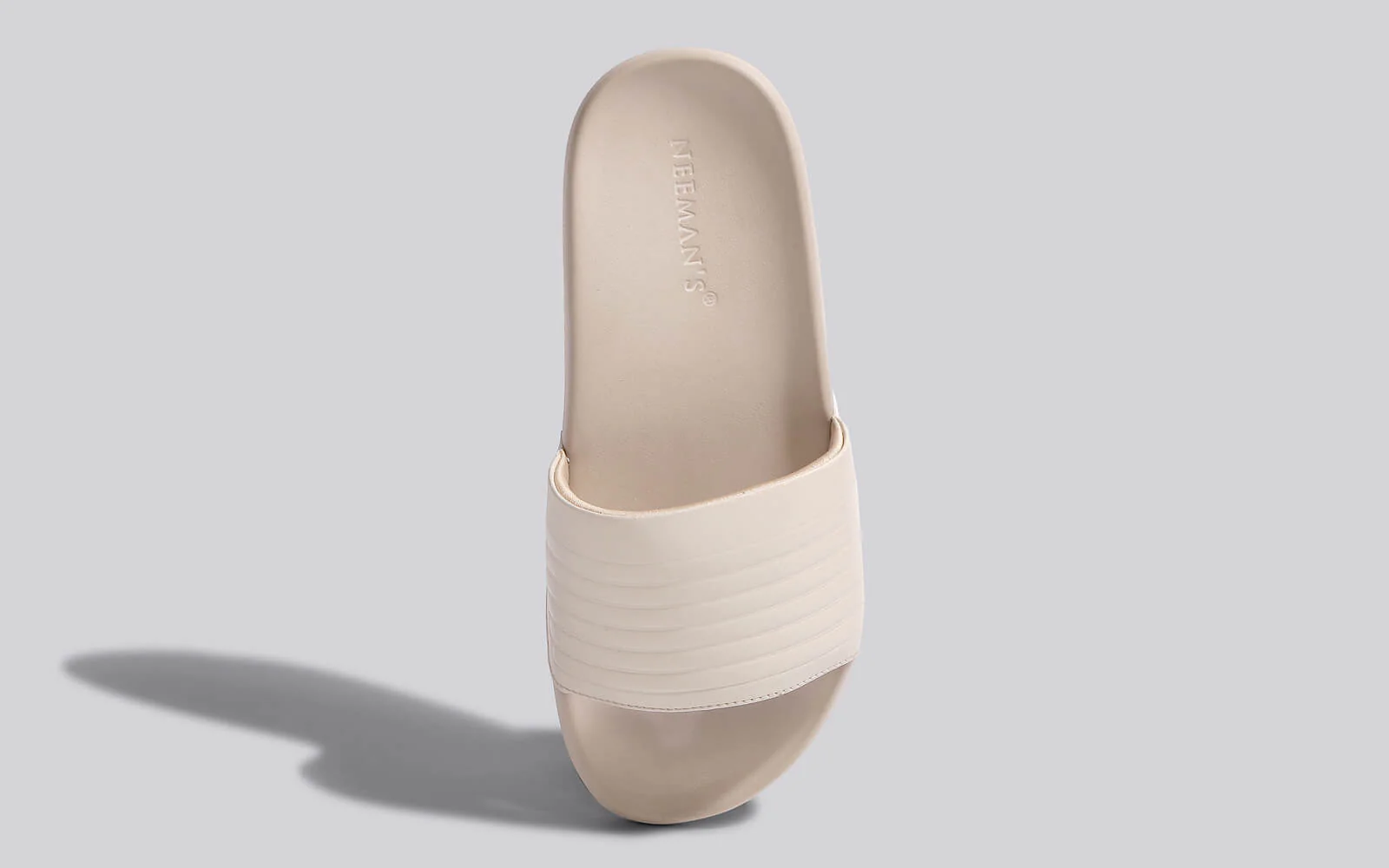 FootBed Slides for Women : Beige - Image 3