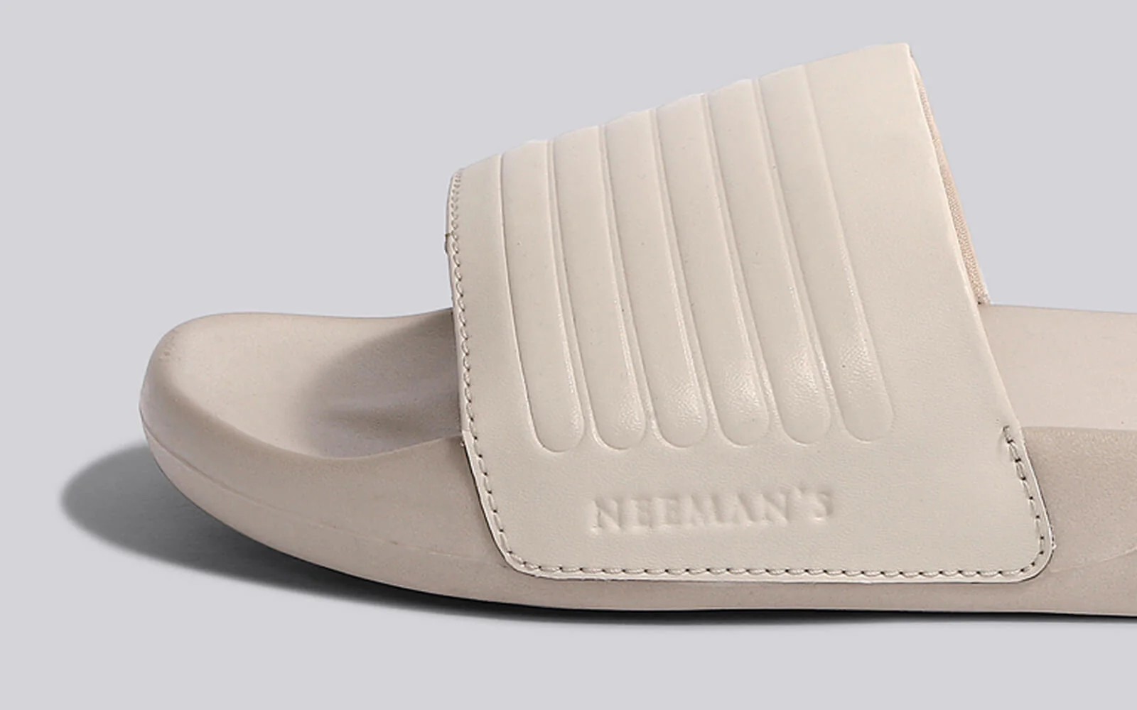 FootBed Slides for Women : Beige - Image 8