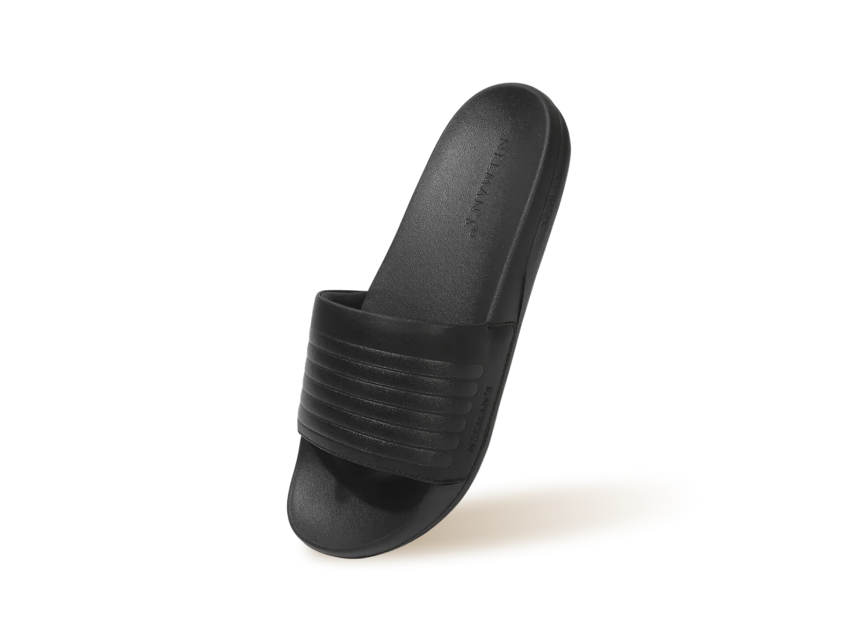 FootBed Slides for Women : Black - Image 11