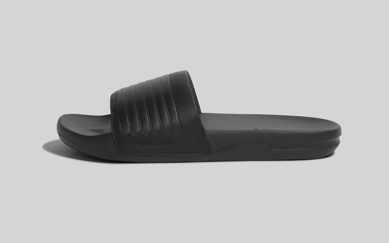 FootBed Slides for Women : Black - Image 2