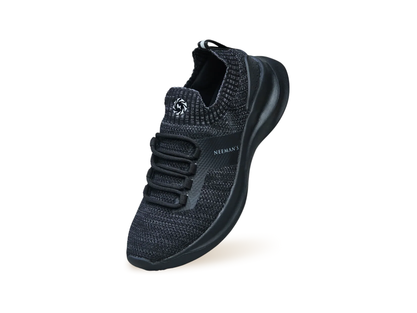 Fuse Knit Sneakers : Black - Image 8