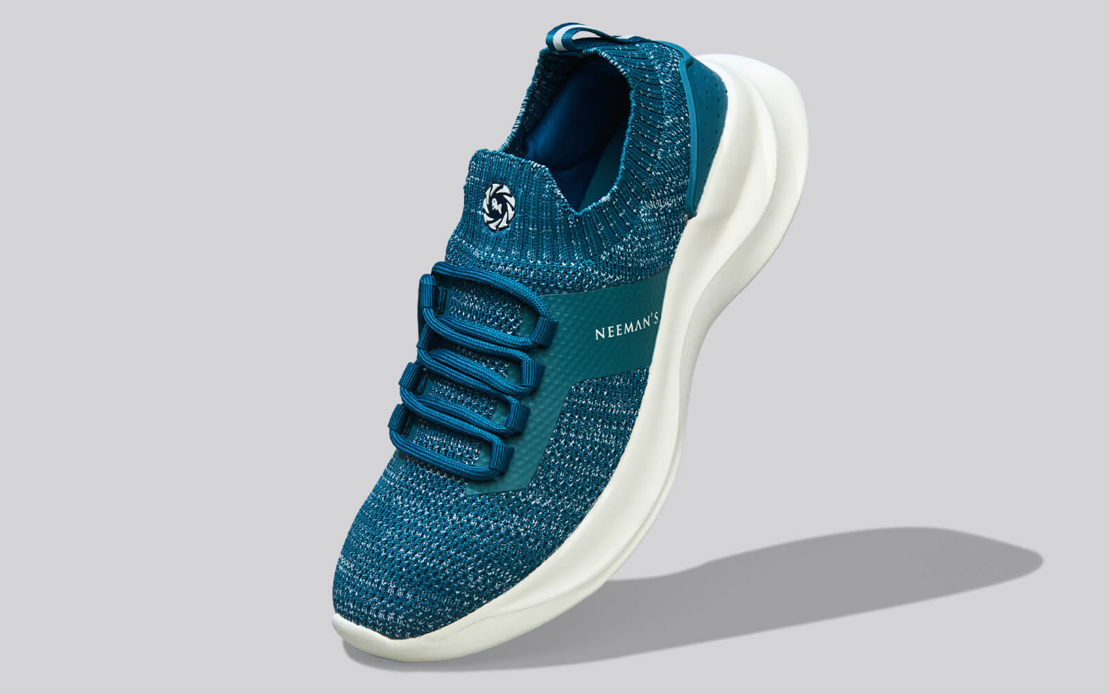 Fuse Knit Sneakers : Teal - Image 2