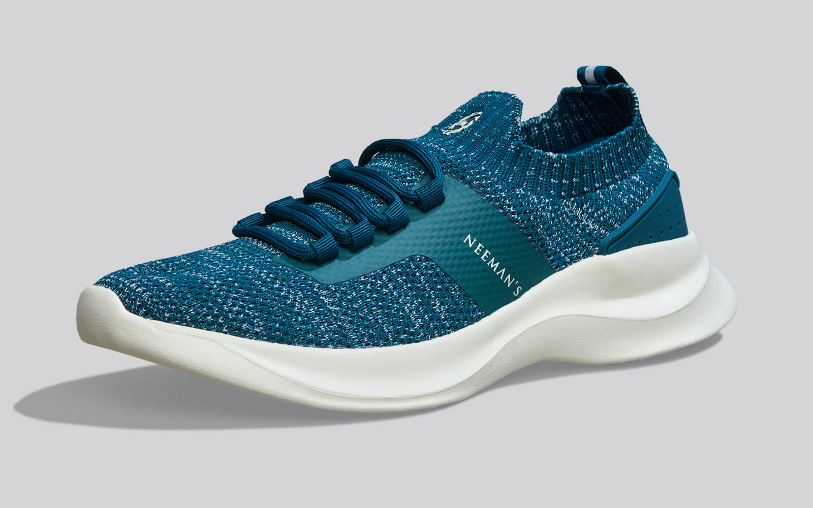 Fuse Knit Sneakers : Teal - Image 3