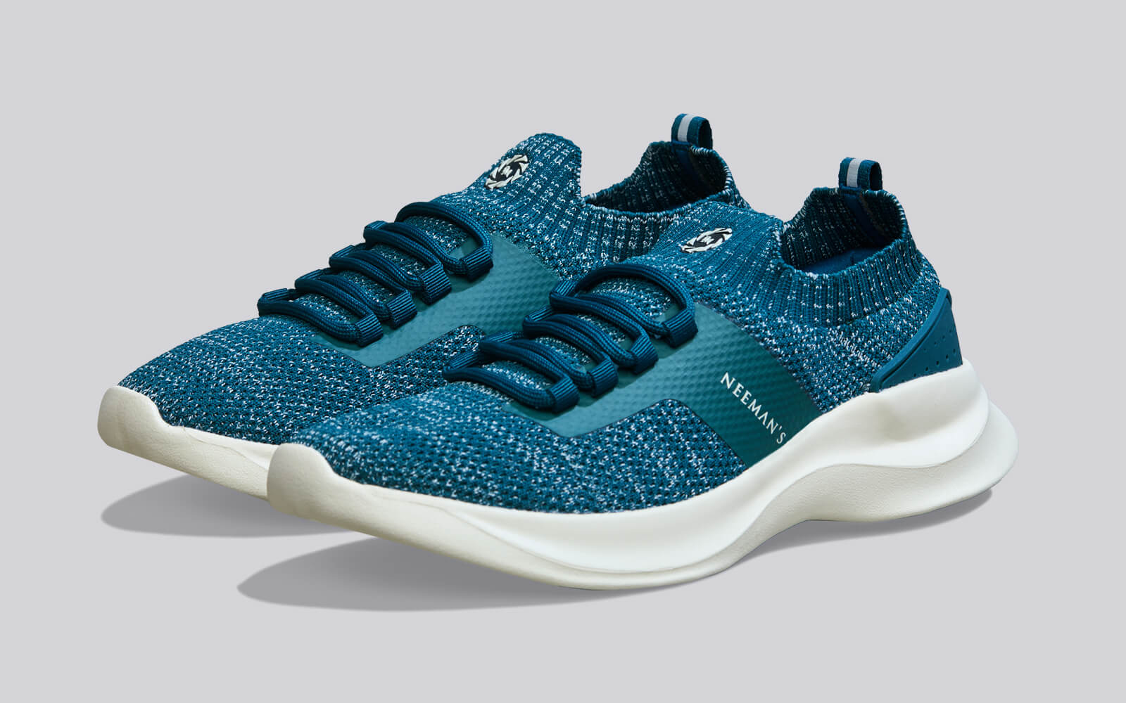 Fuse Knit Sneakers : Teal - Image 6