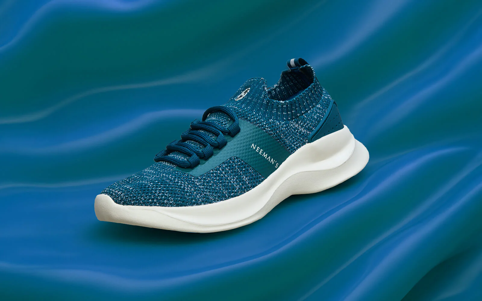 Fuse Knit Sneakers : Teal - Image 7