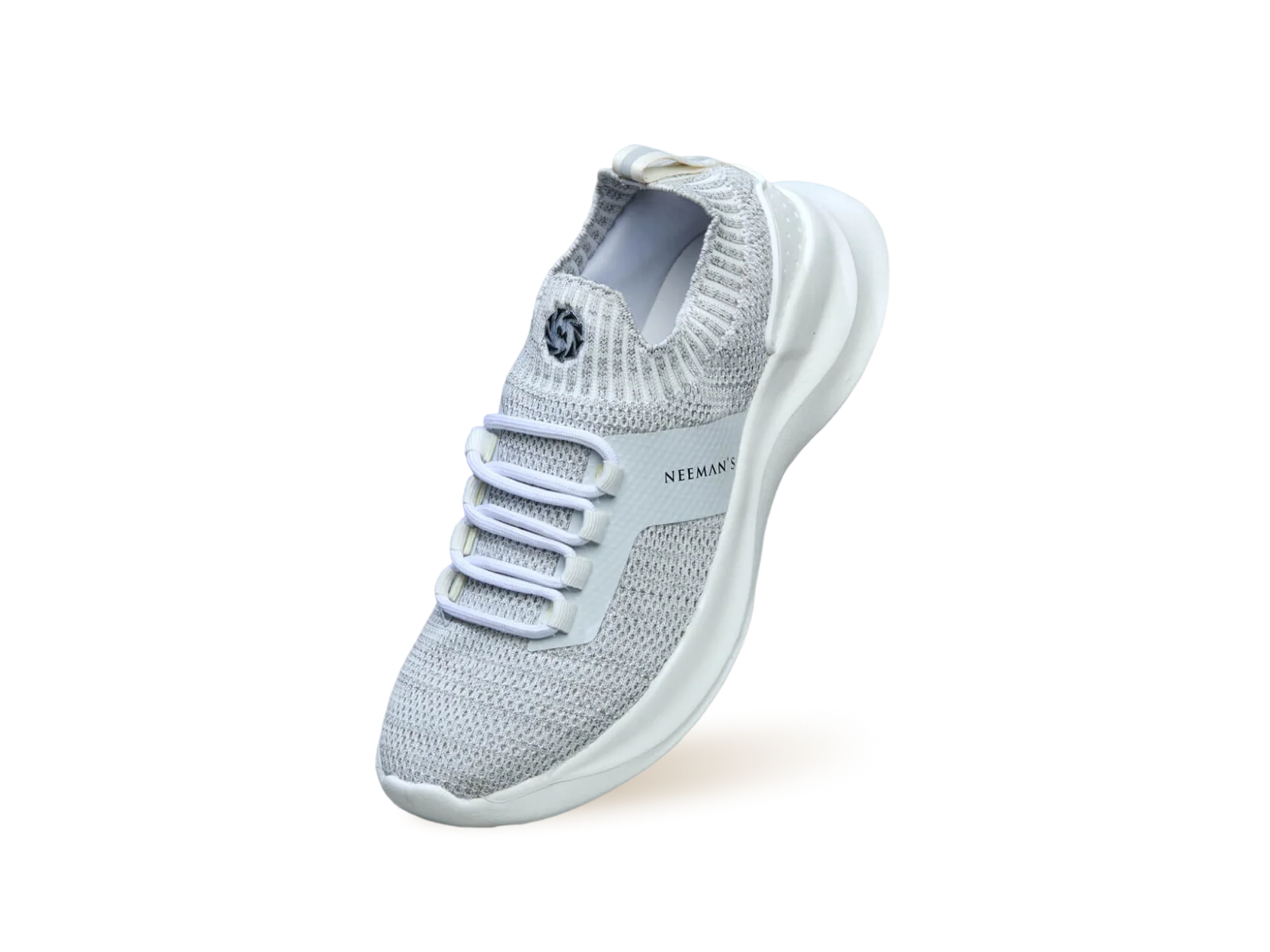 Fuse Knit Sneakers : White - Image 8