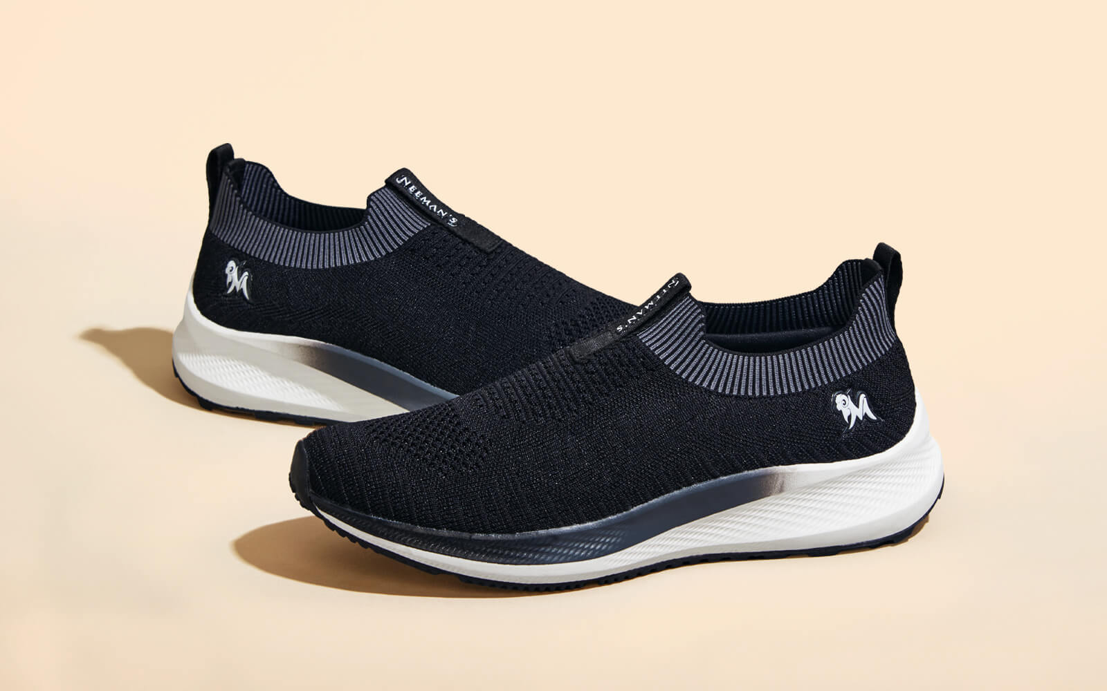 Grip Fit Slip Ons : Black - Image 8
