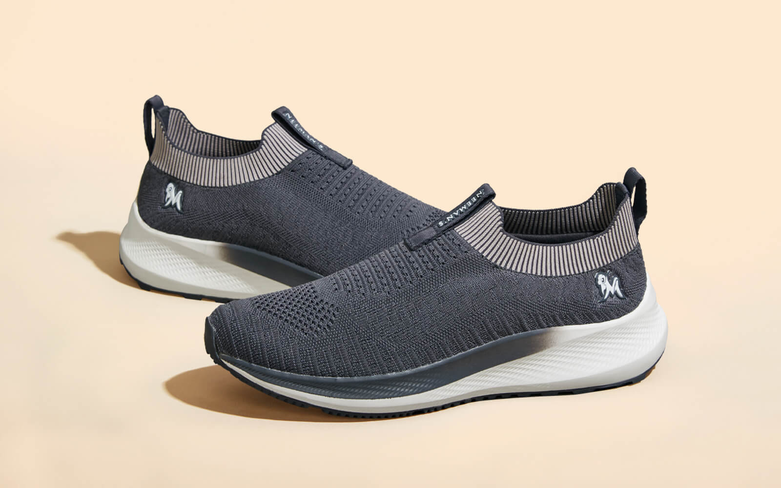 Grip Fit Slip Ons : Grey - Image 8