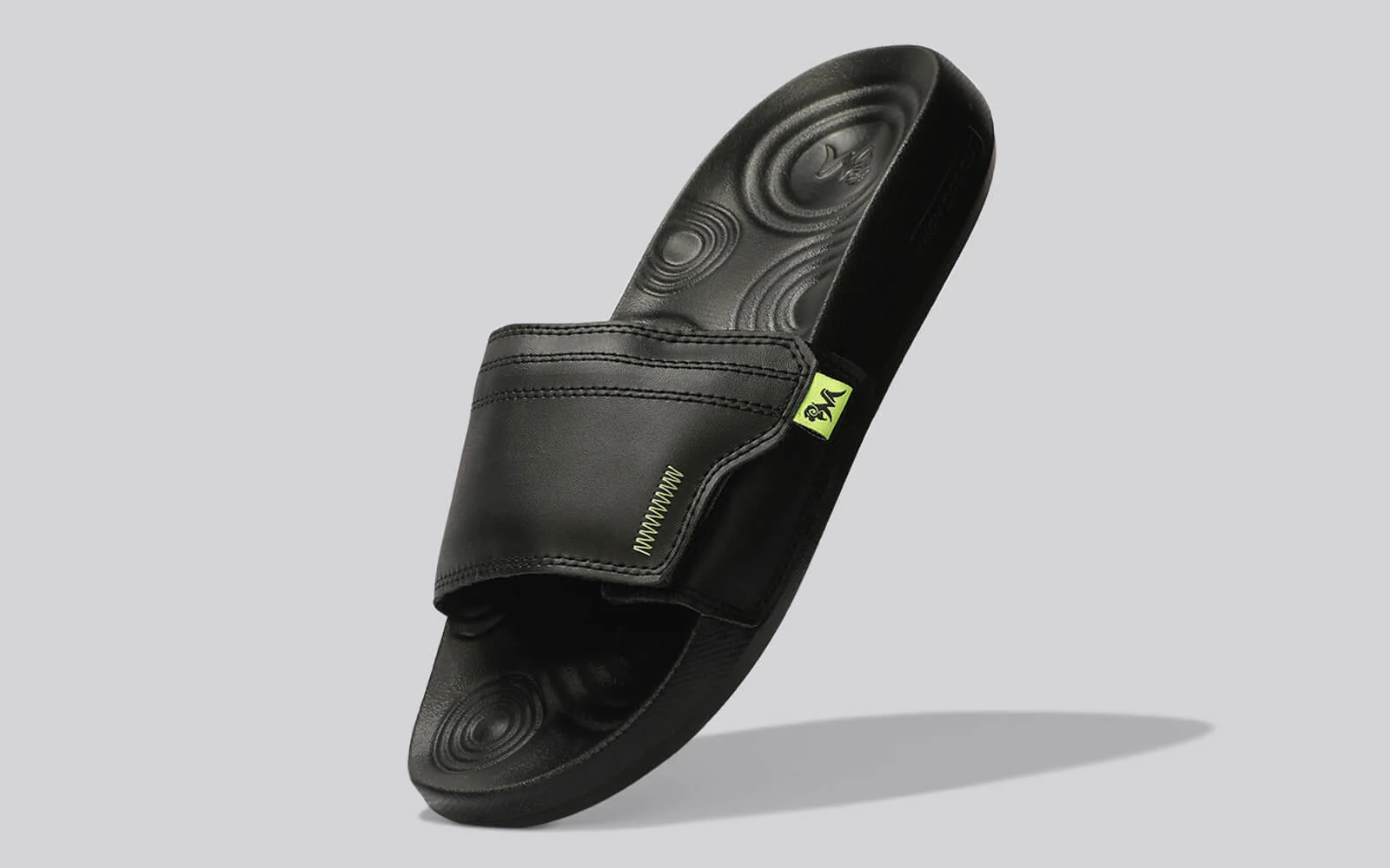 High Sprout Cush Slides For Men : Black - Image 5