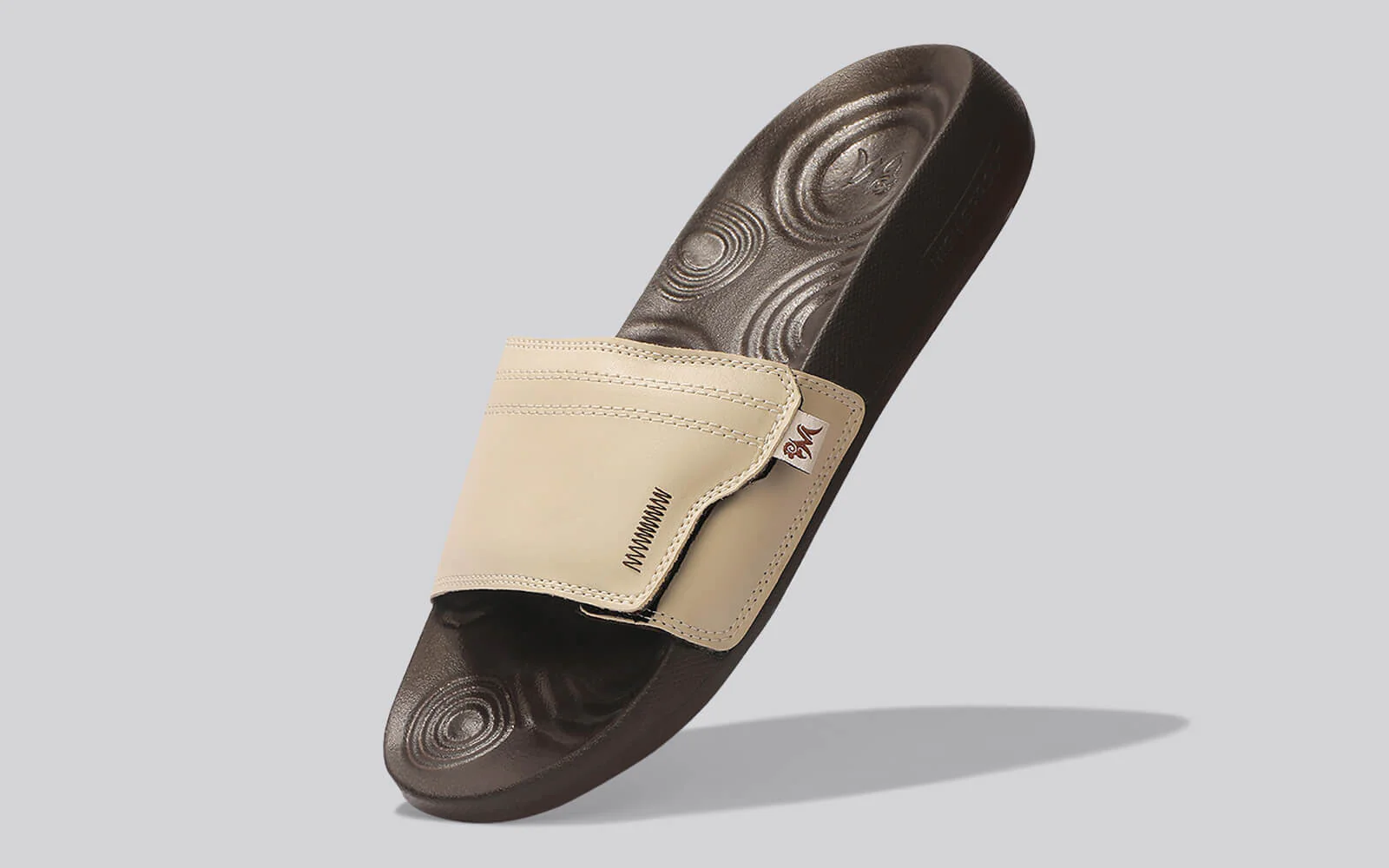 High Sprout Cush Slides For Men : Brown - Image 5