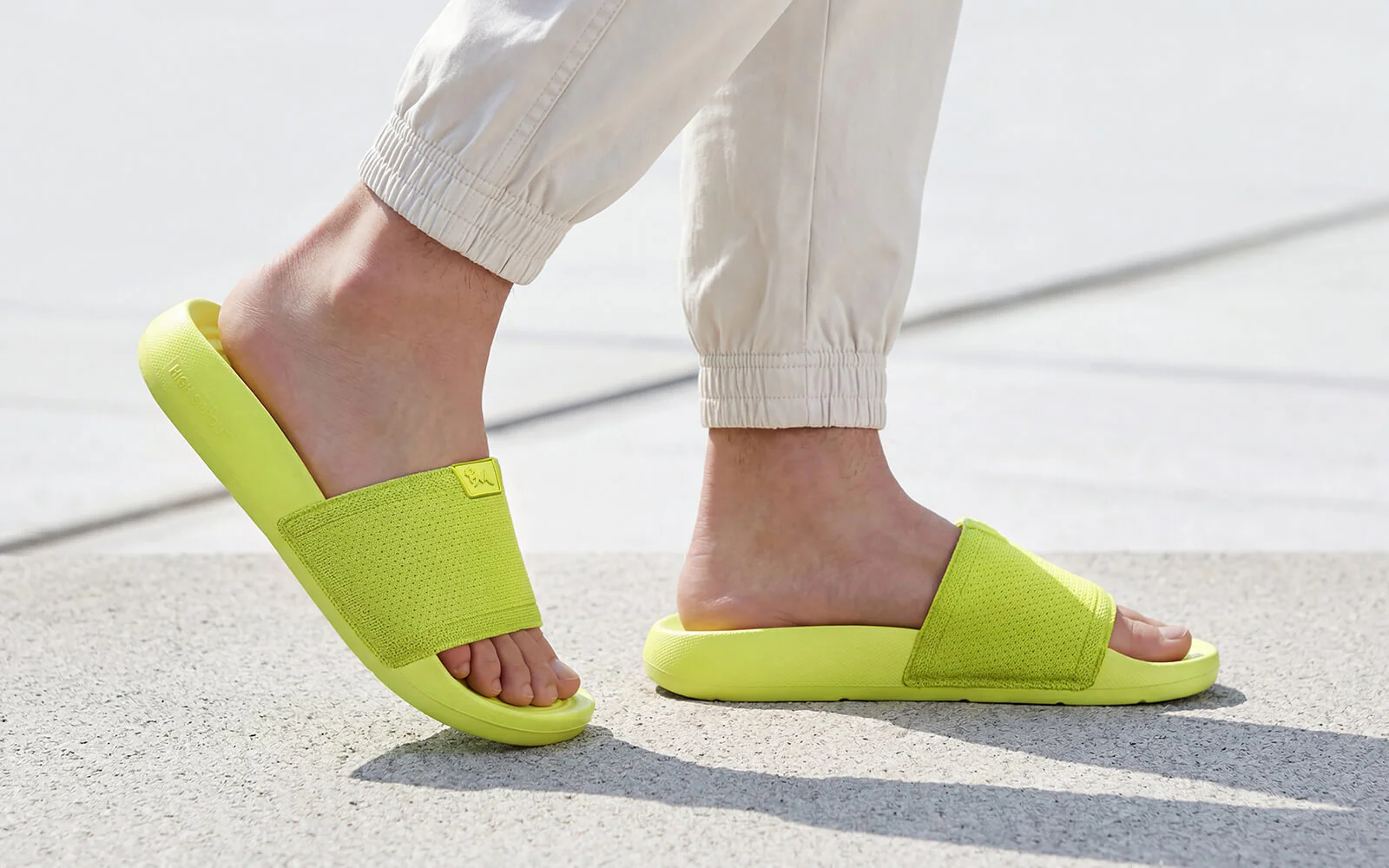 High Sprout Glideway Slides For Men : Lime - Image 8